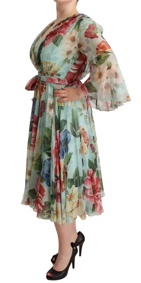 Robe midi Dolce & Gabbana verte Dolce & Gabbana