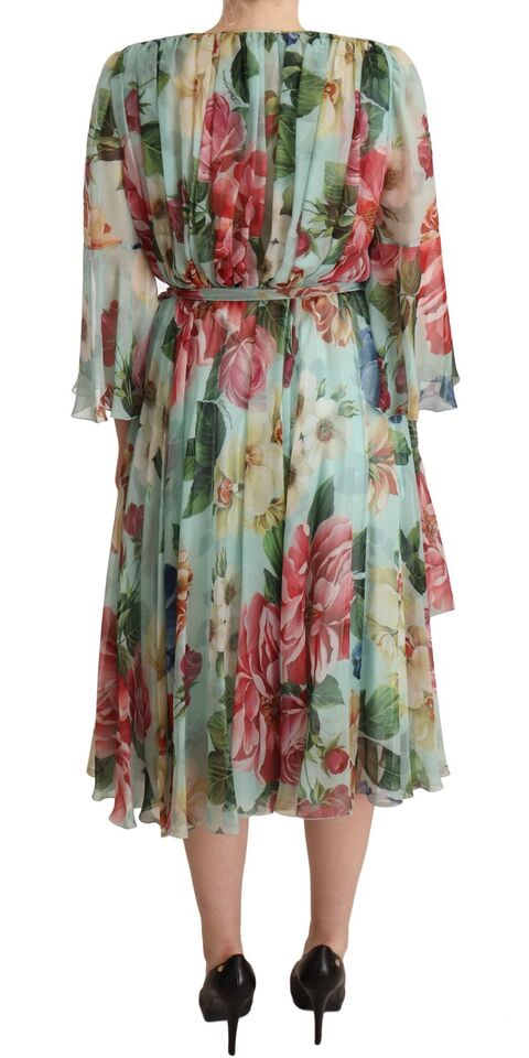 Robe midi Dolce & Gabbana verte Dolce & Gabbana
