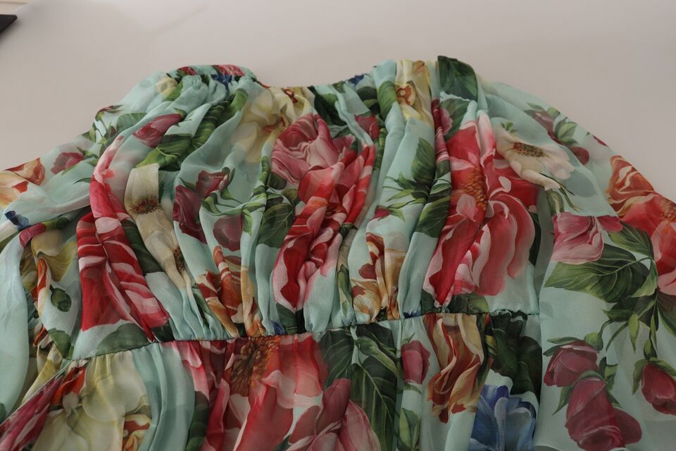 Robe midi Dolce & Gabbana verte Dolce & Gabbana
