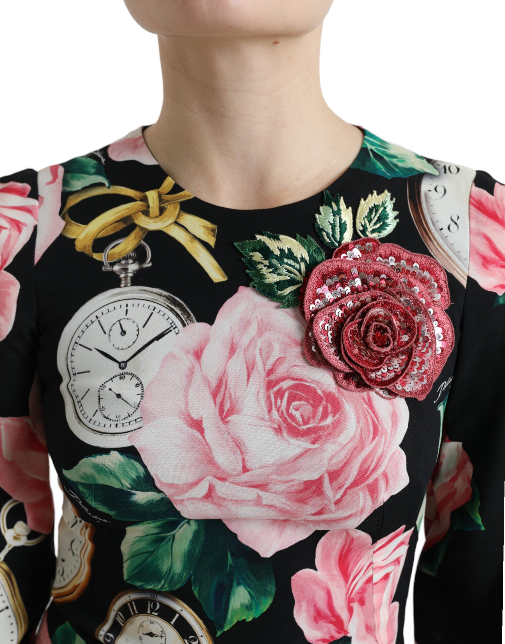 Robe Dolce & Gabbana A-line noire Dolce & Gabbana
