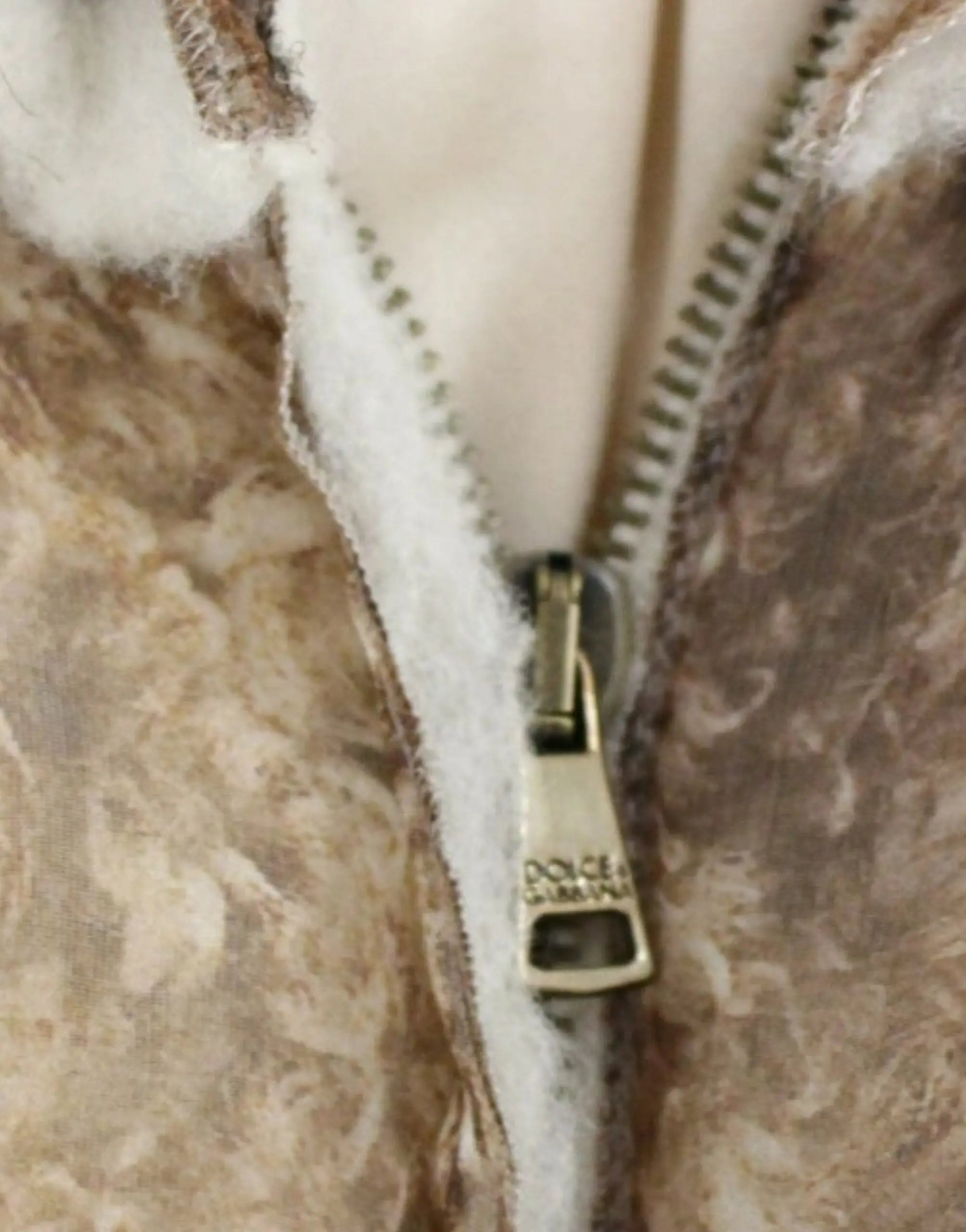 Robe Dolce & Gabbana mi-longue marron Dolce & Gabbana