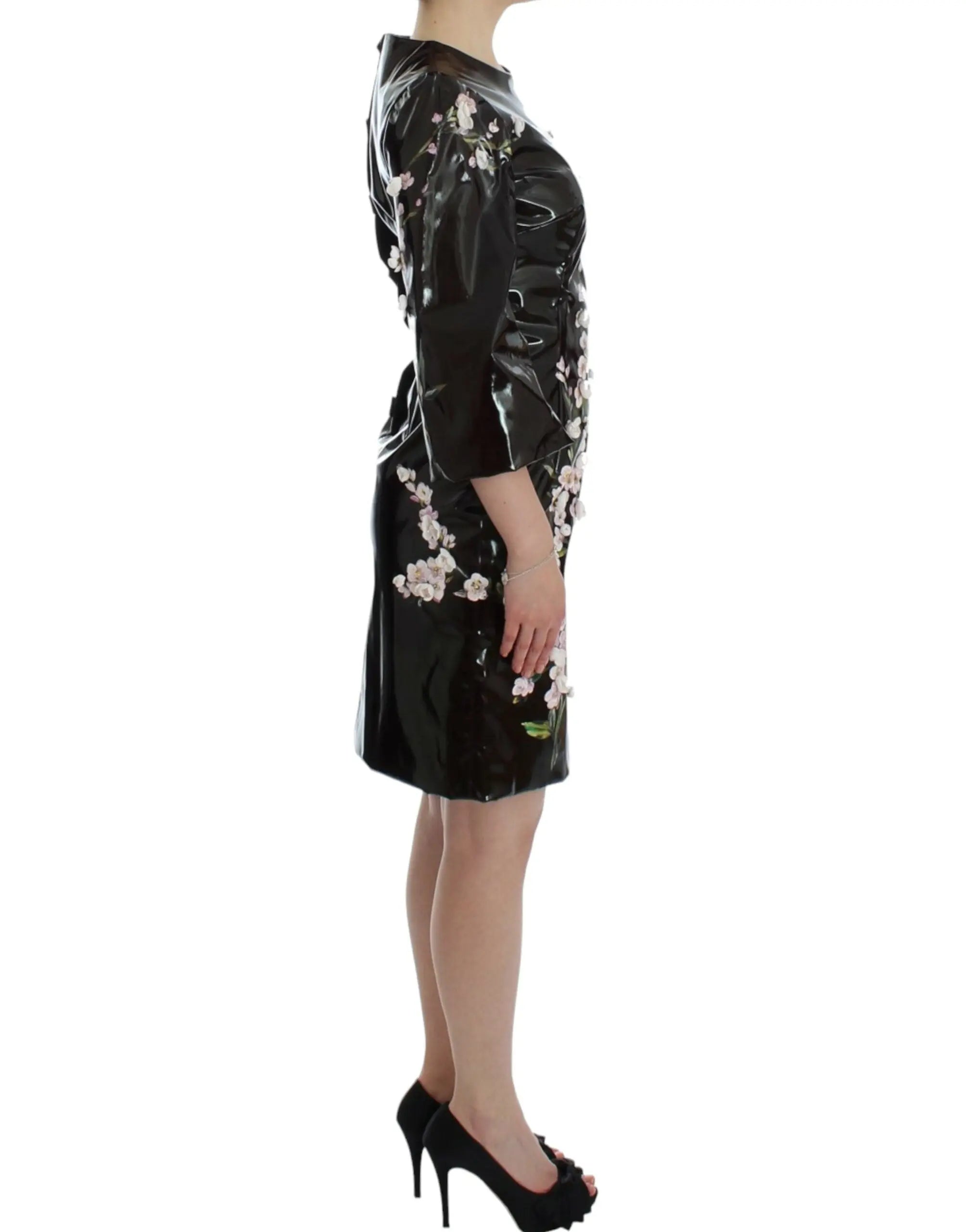 Robe Dolce & Gabbana manches 3/4 noire Dolce & Gabbana