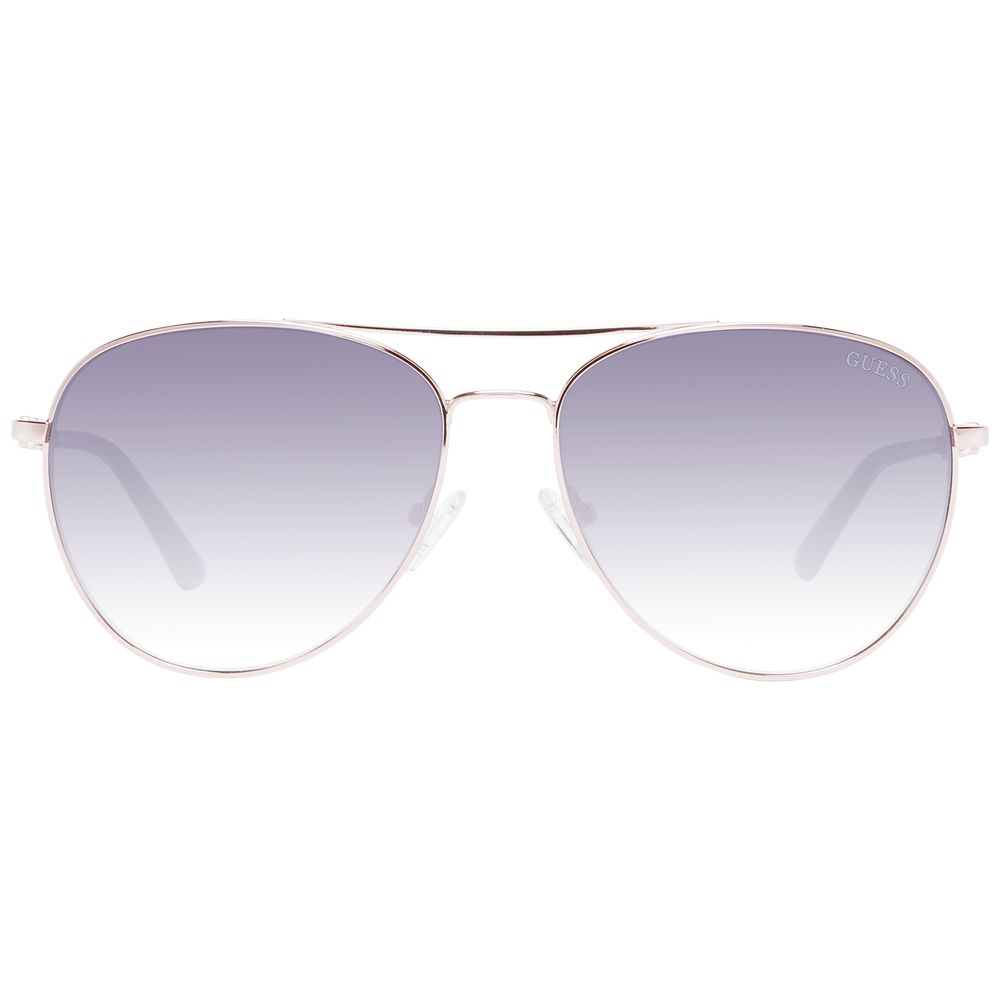 Lunettes de soleil or rose grises
