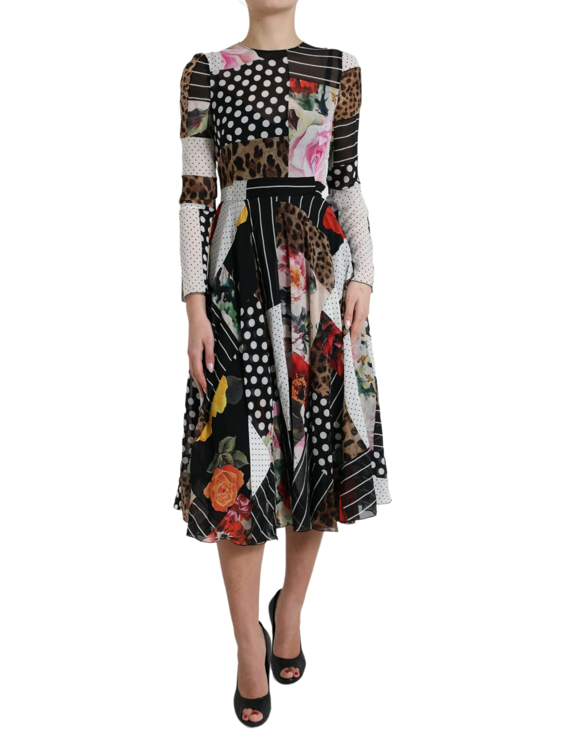 Robe midi Dolce & Gabbana multicolore