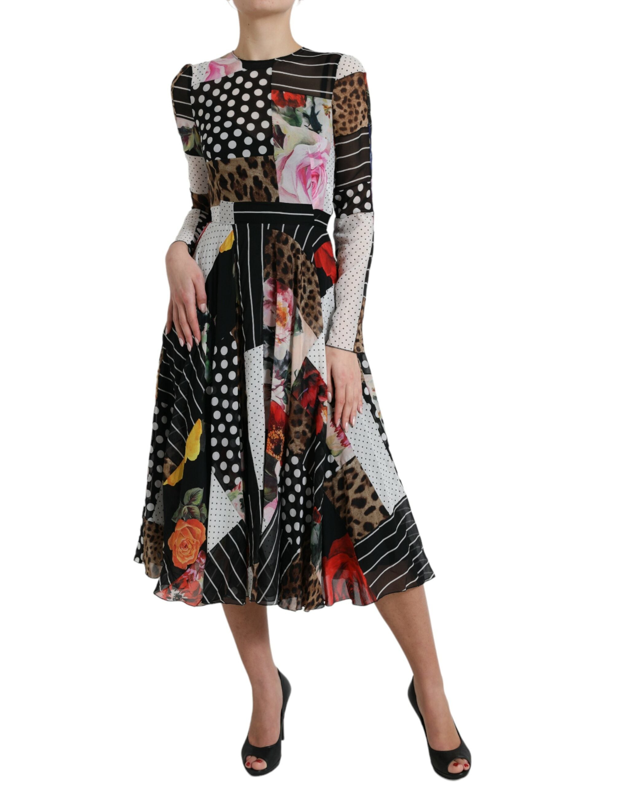 Robe midi Dolce & Gabbana multicolore