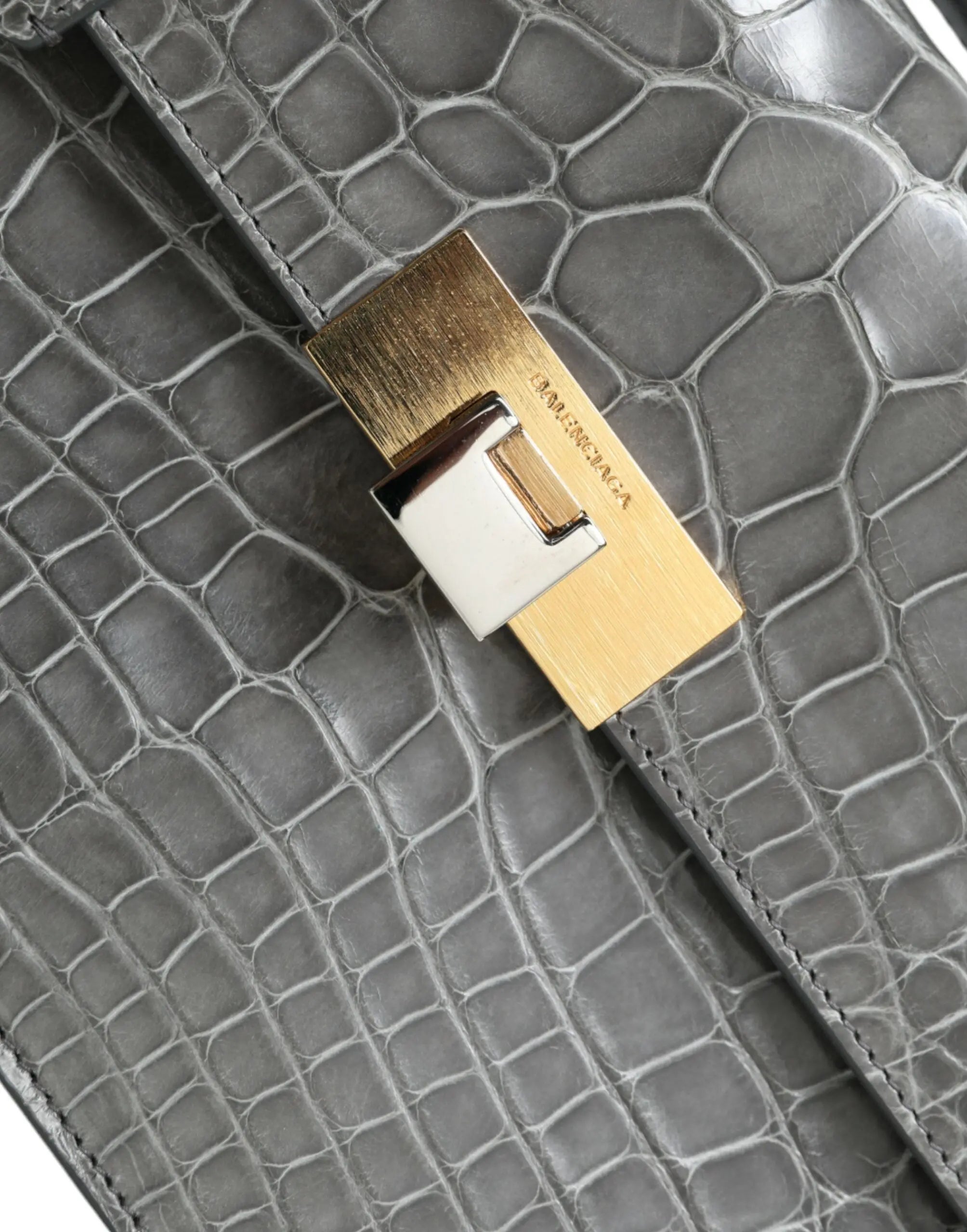 Sac épaule Balenciaga Le Dix gris Balenciaga
