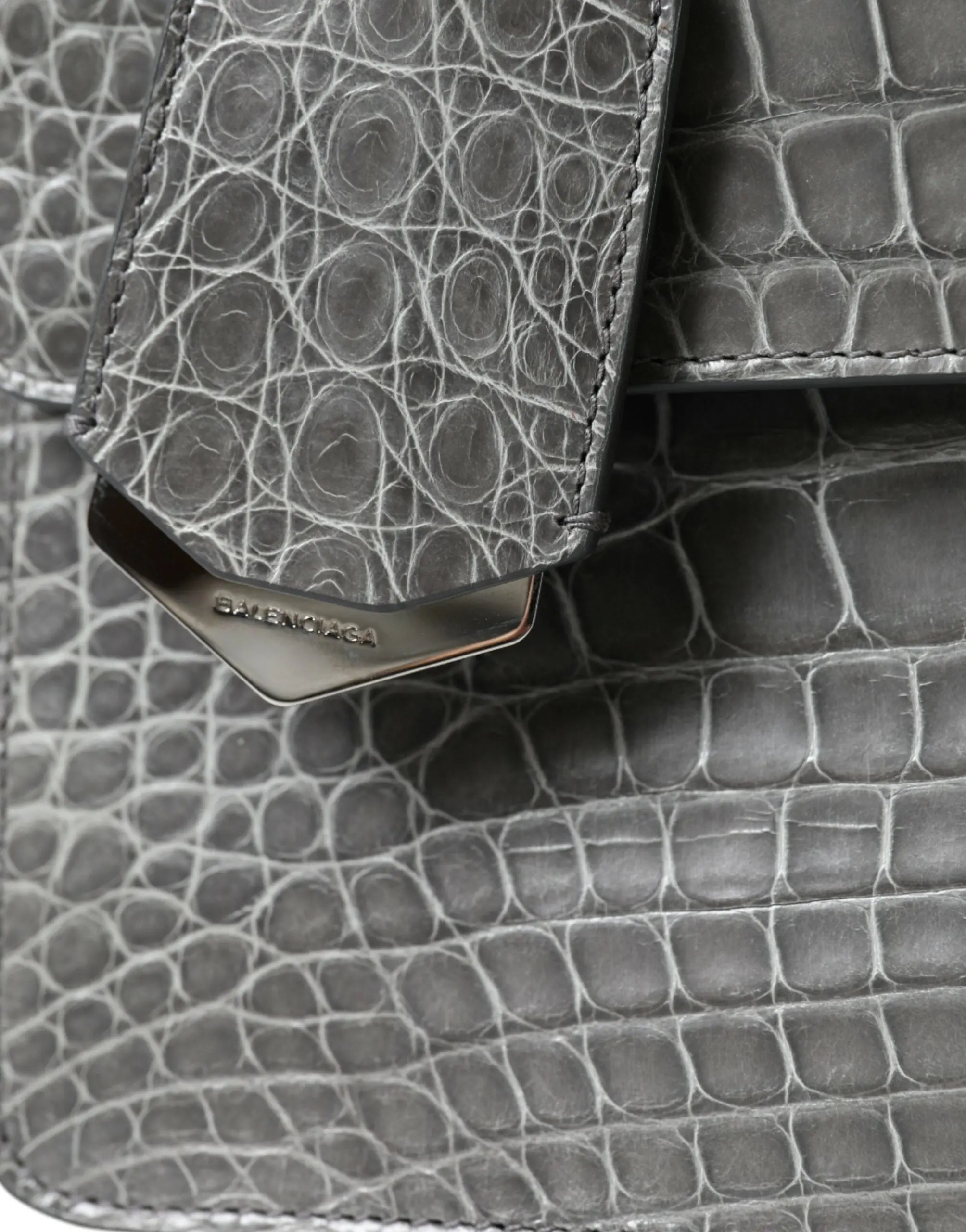 Sac épaule Balenciaga Le Dix gris Balenciaga