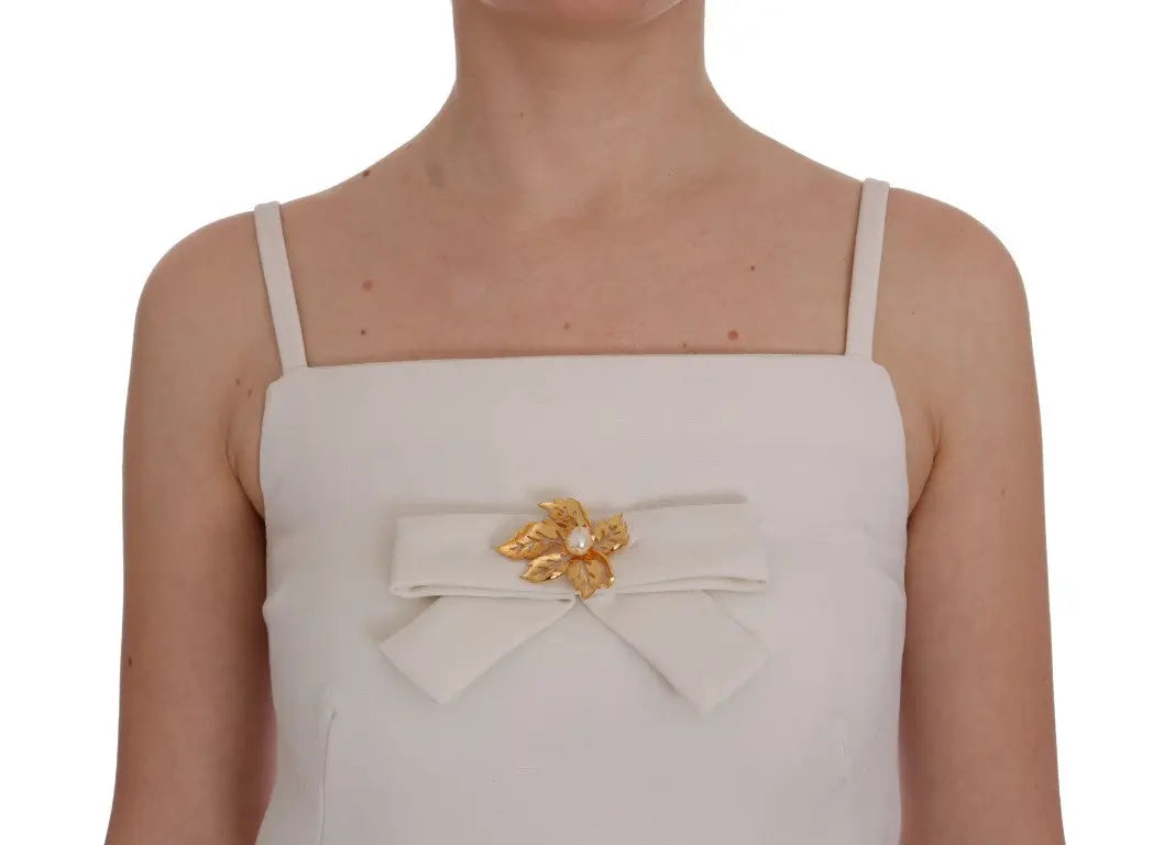 Robe Dolce & Gabbana shift blanche Dolce & Gabbana