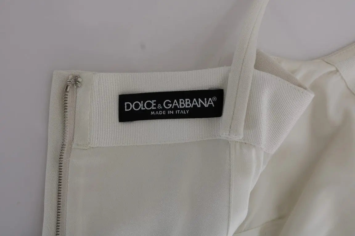 Robe Dolce & Gabbana shift blanche Dolce & Gabbana
