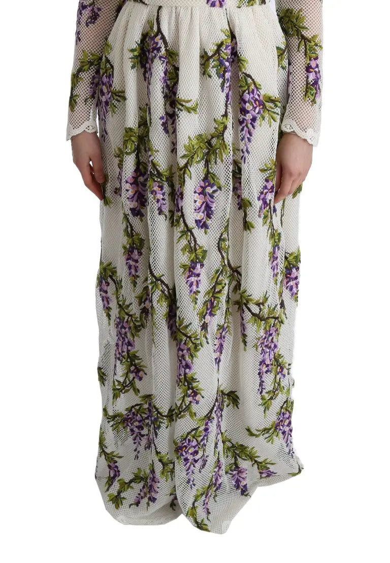 Robe Dolce & Gabbana A-line blanche Dolce & Gabbana