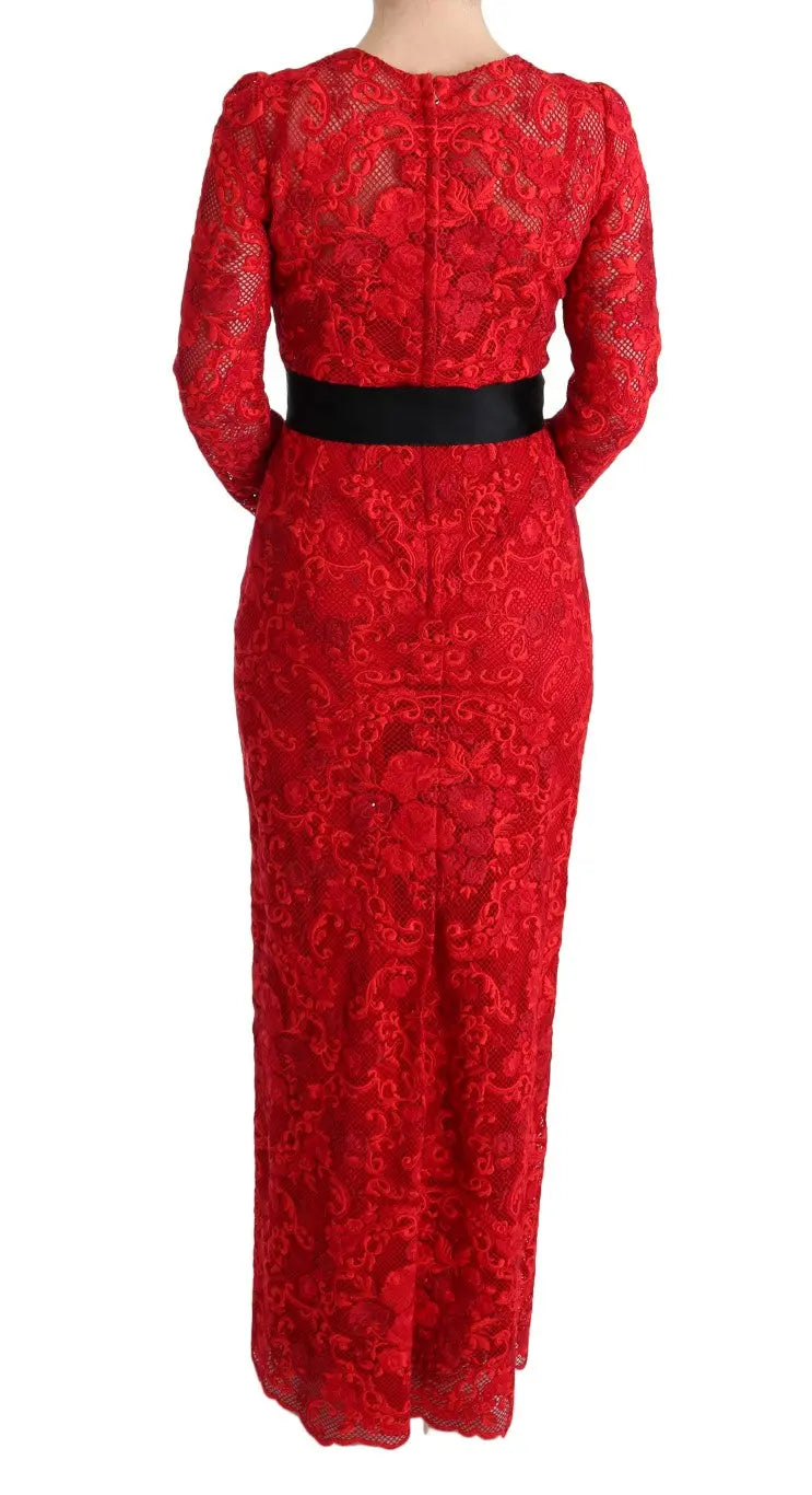 Robe Dolce & Gabbana Longue rouge Dolce & Gabbana
