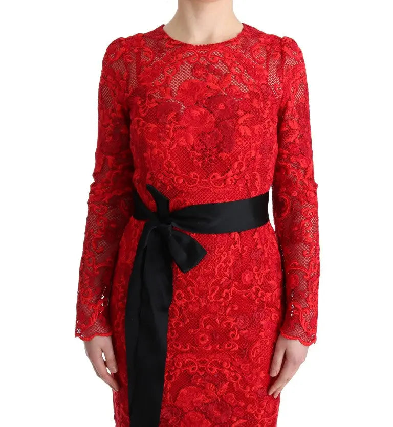Robe Dolce & Gabbana Longue rouge Dolce & Gabbana