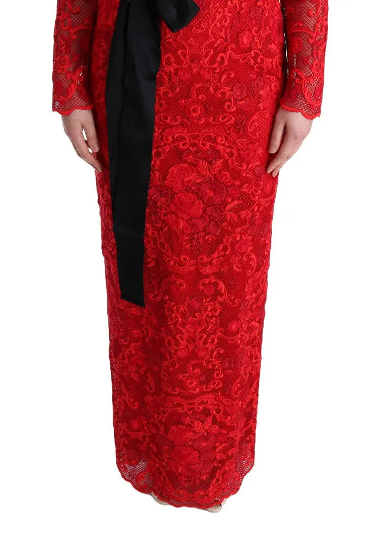 Robe Dolce & Gabbana Longue rouge Dolce & Gabbana