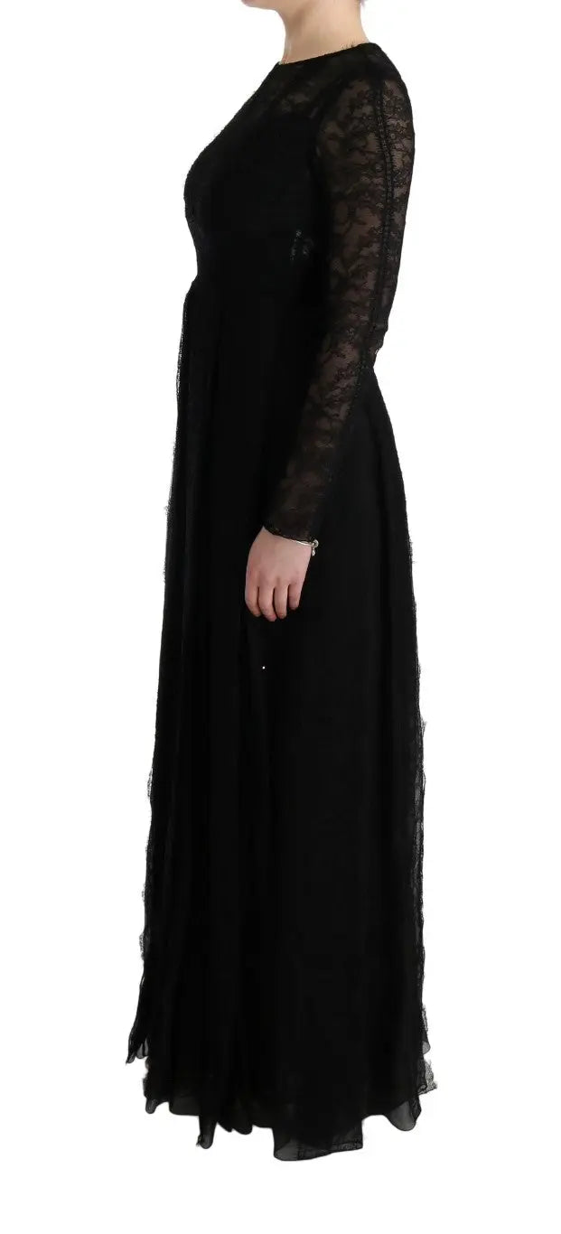 Robe Dolce & Gabbana en dentelle noire Dolce & Gabbana