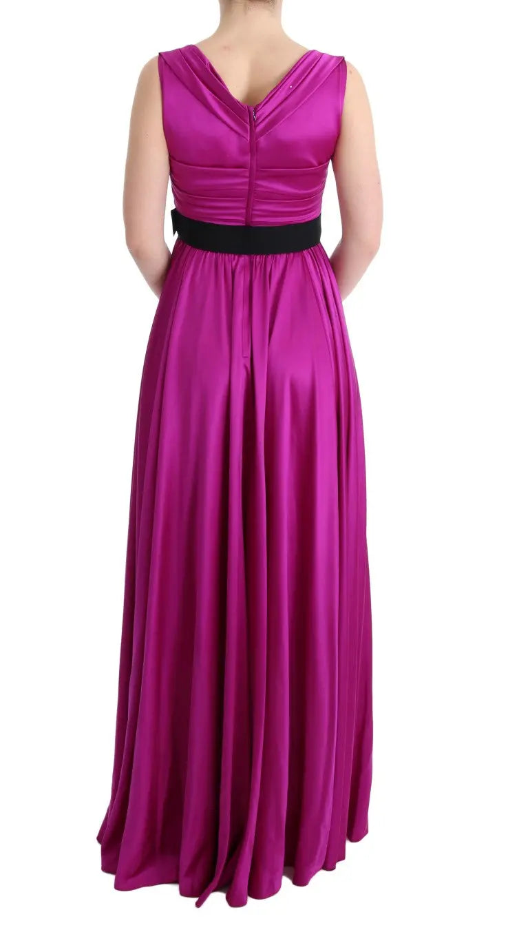 Robe longue Dolce & Gabbana rose Dolce & Gabbana