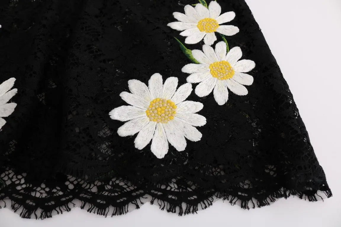 Robe Dolce & Gabbana Chamomile noire Dolce & Gabbana