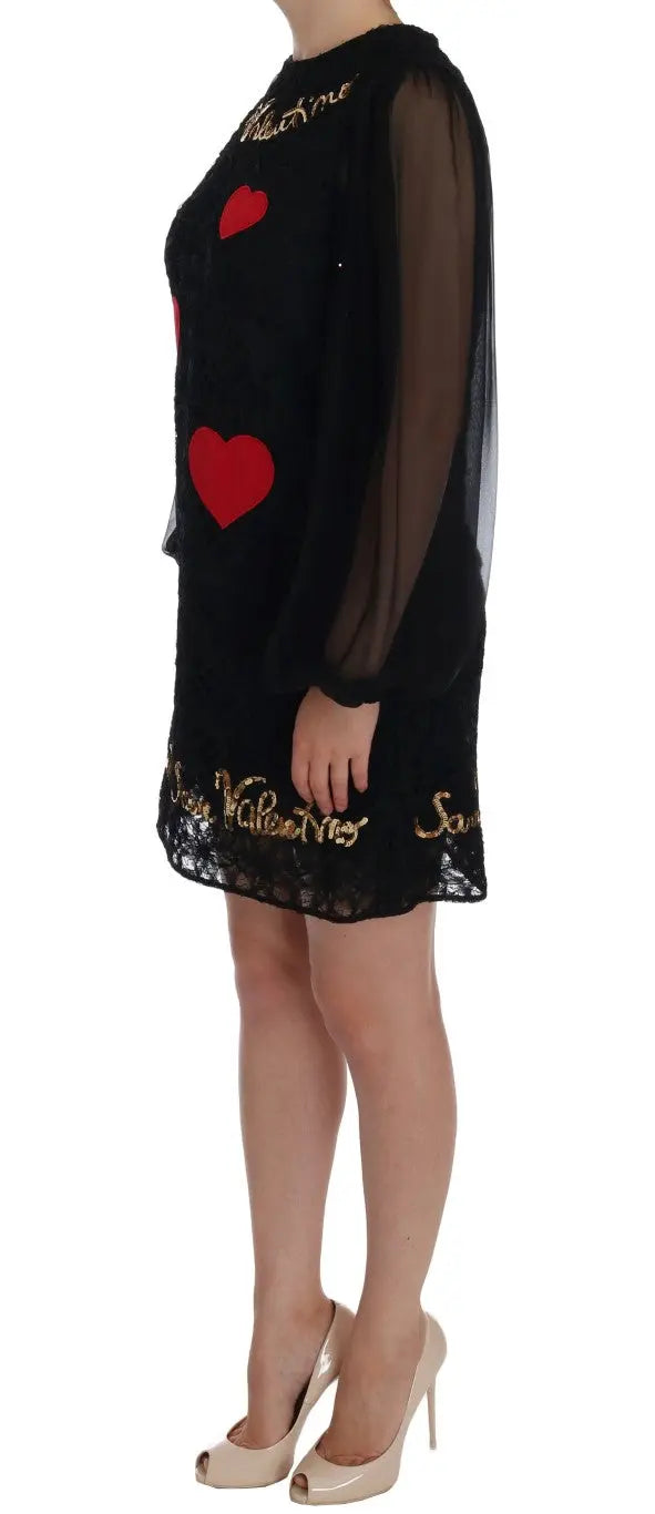 Robe Dolce & Gabbana San Valentino noire Dolce & Gabbana