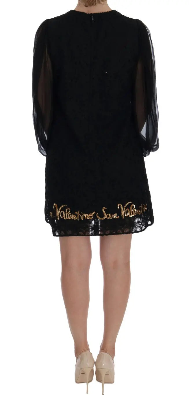 Robe Dolce & Gabbana San Valentino noire Dolce & Gabbana