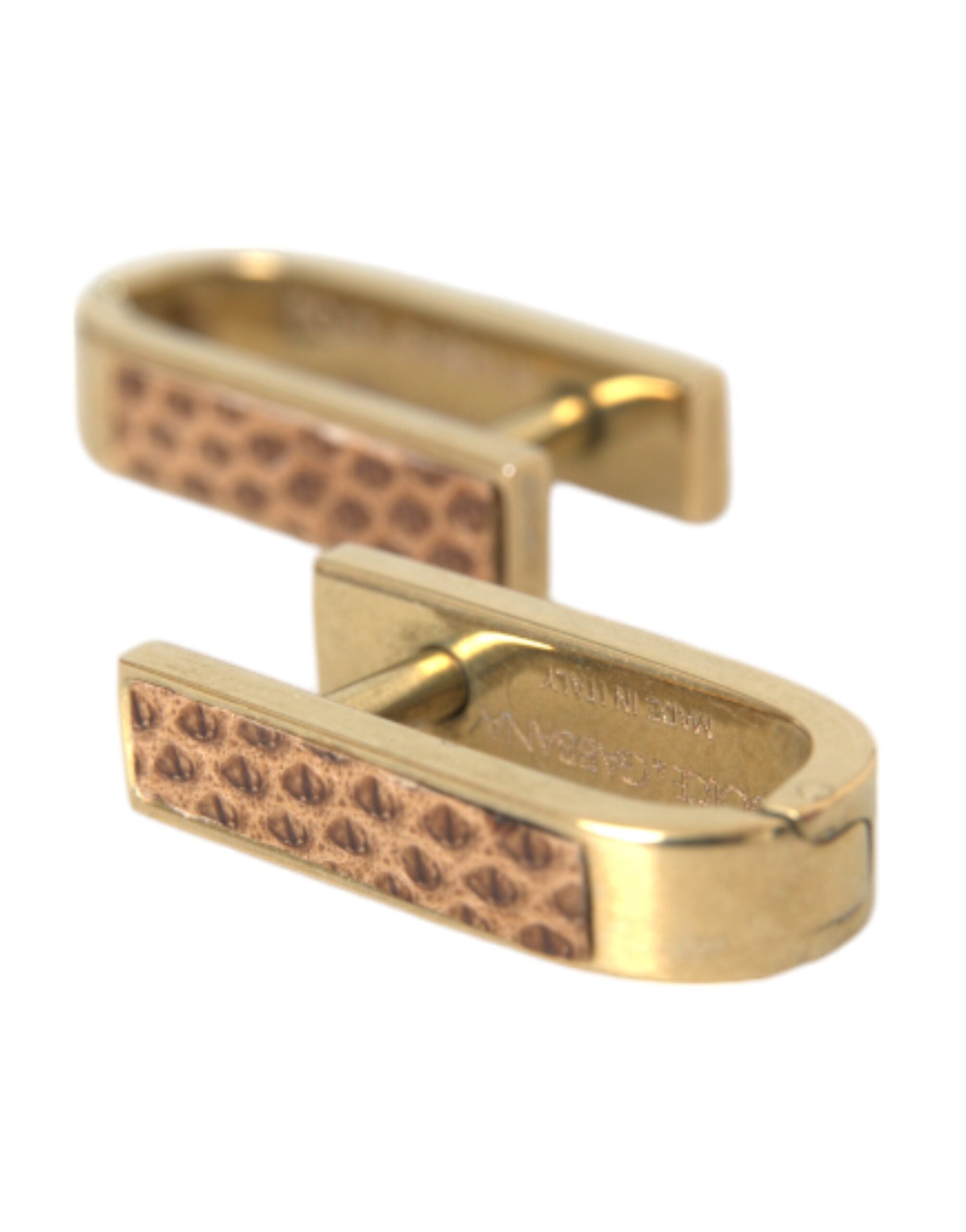 Boutons de manchette Dolce & Gabbana dorés