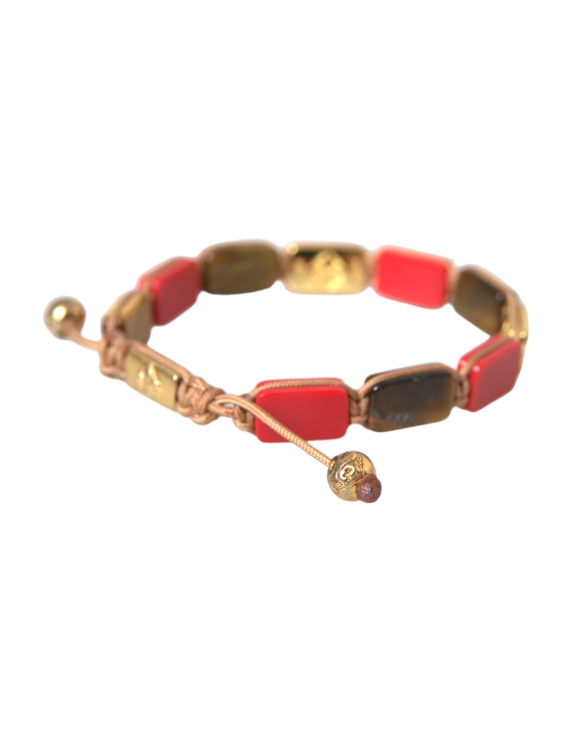 Bracelet Nialaya Tiger Eye rouge