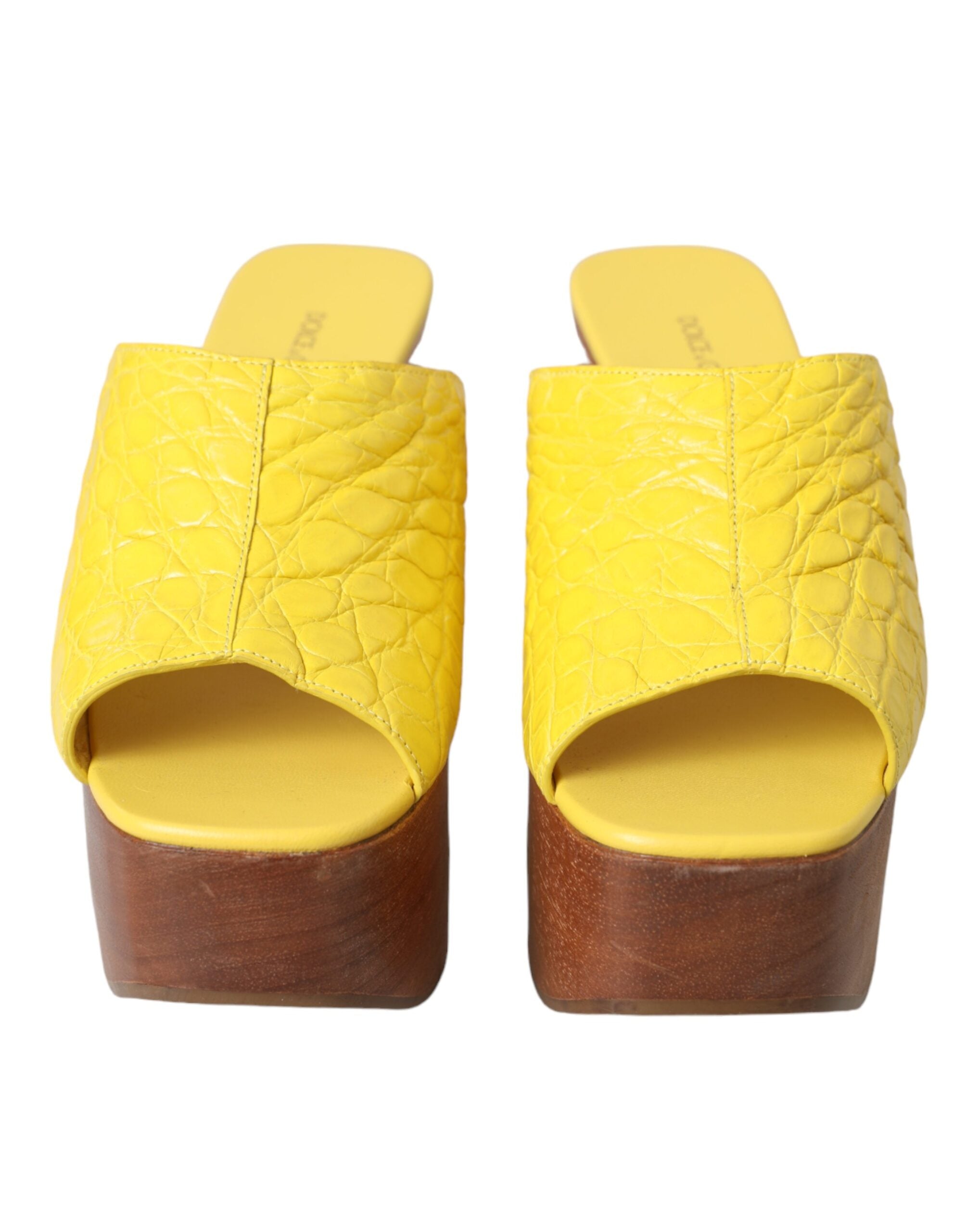Sandales Dolce & Gabbana jaunes