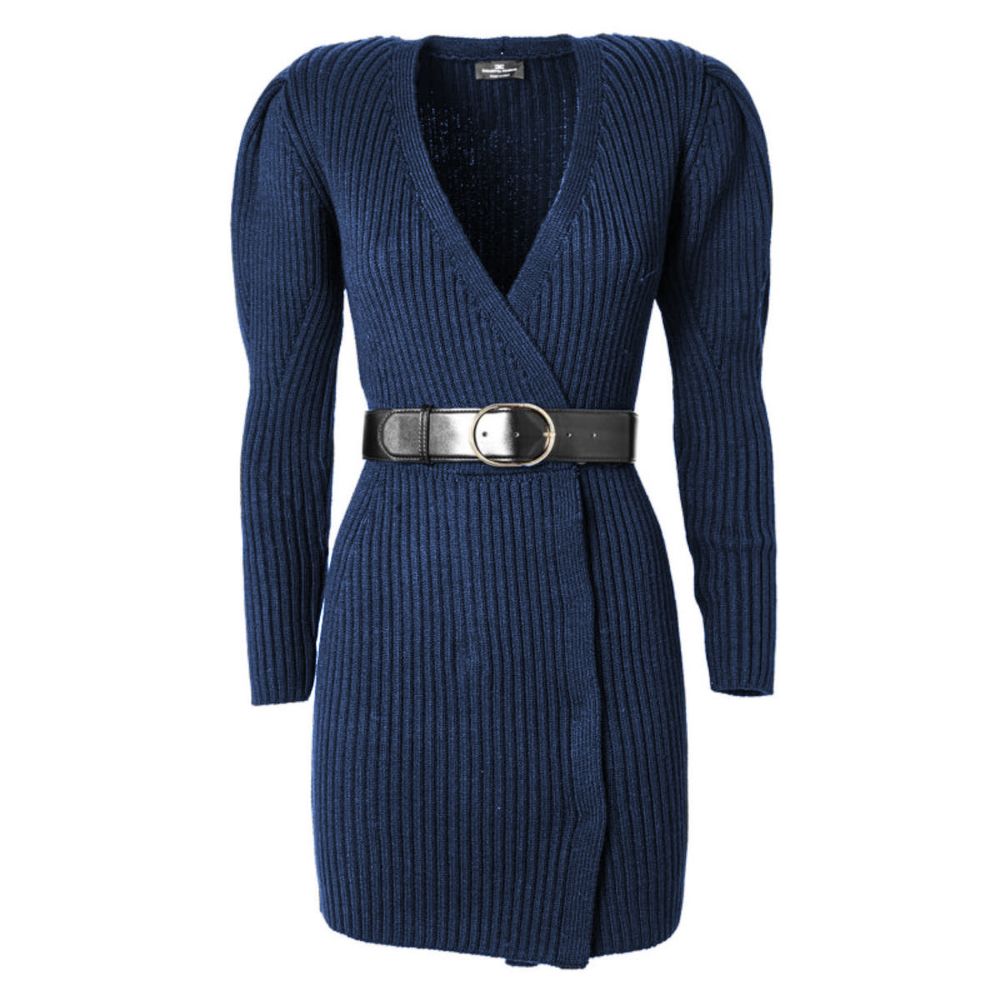 Robe Elisabetta Franchi bleue Elisabetta Franchi
