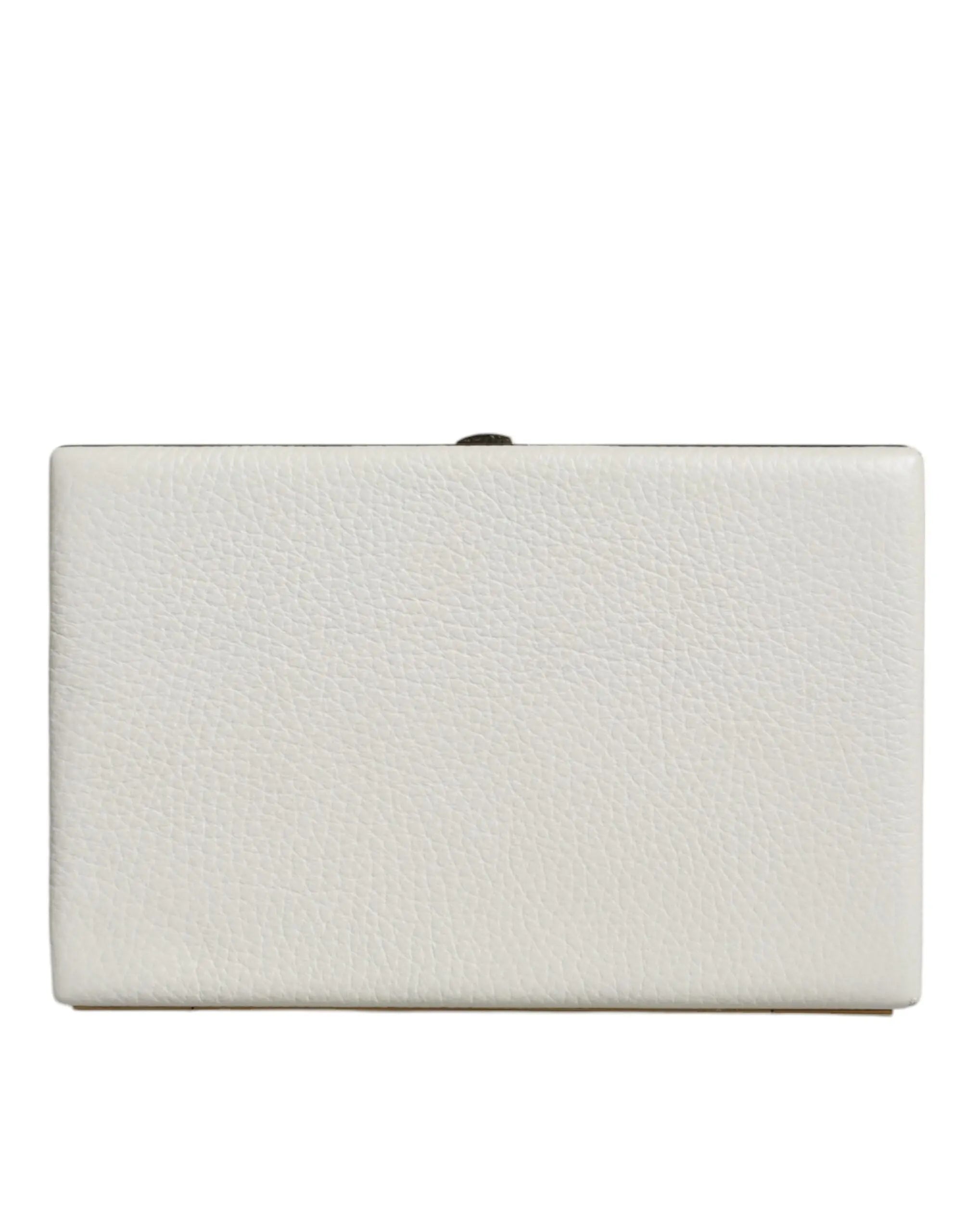 Clutch Dolce & Gabbana miniature blanche Dolce & Gabbana