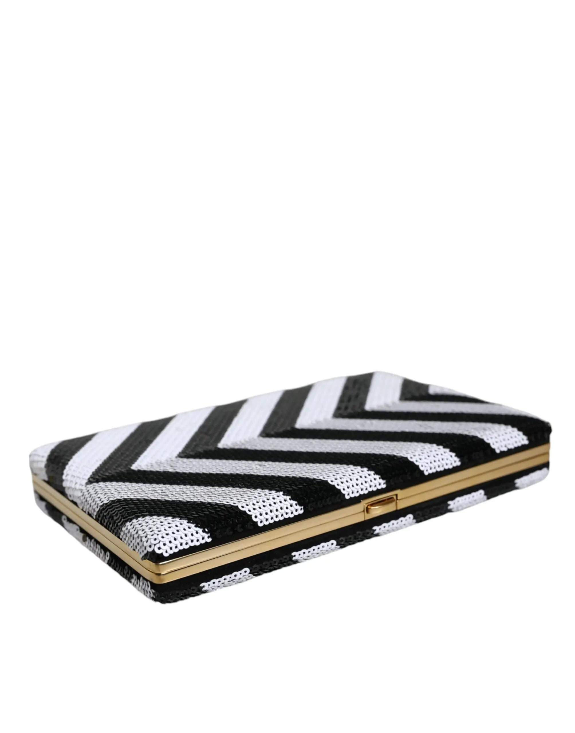 Pochette Dolce & Gabbana miniature noir et blanc Dolce & Gabbana