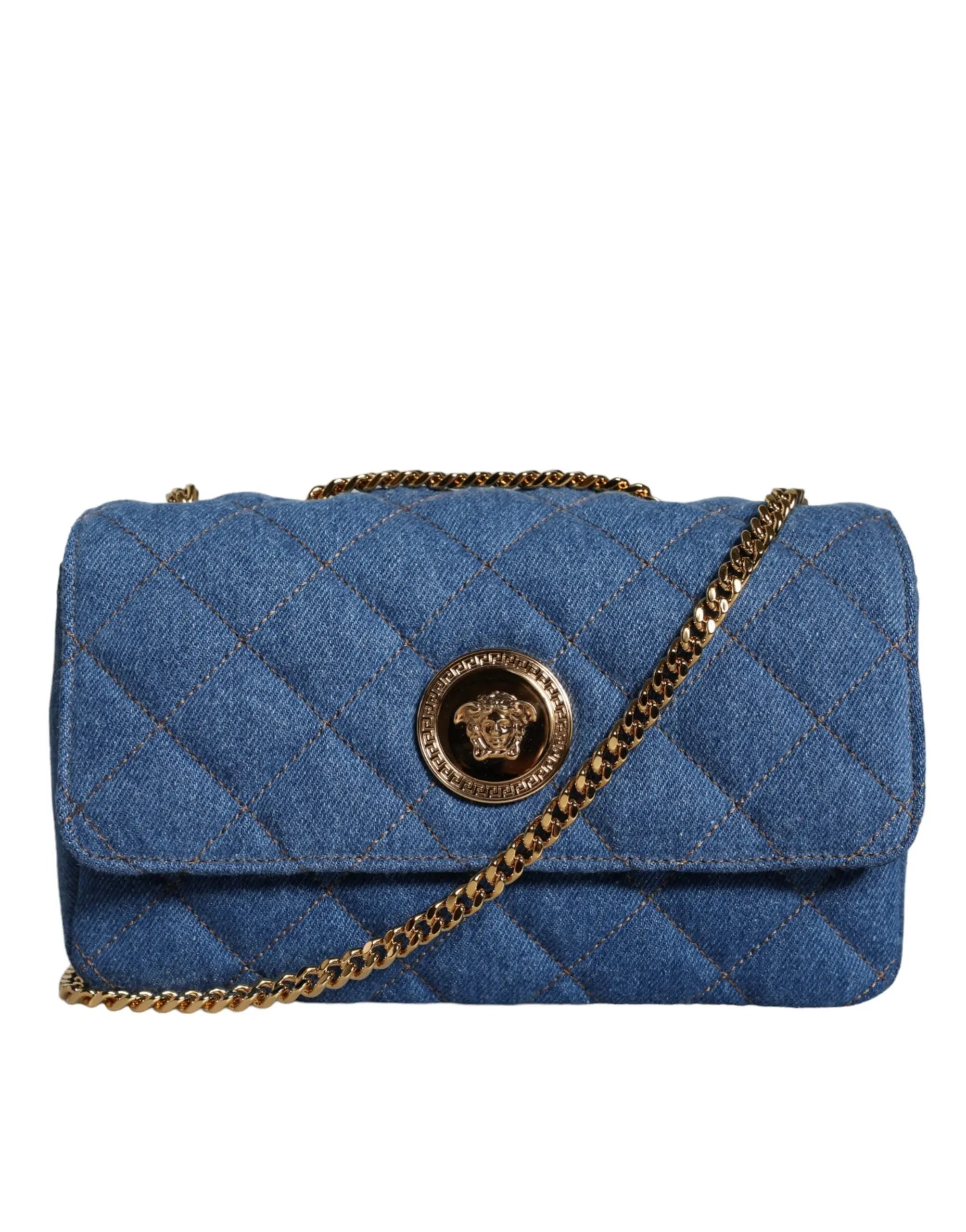 Sac bandoulière Versace bleu Versace