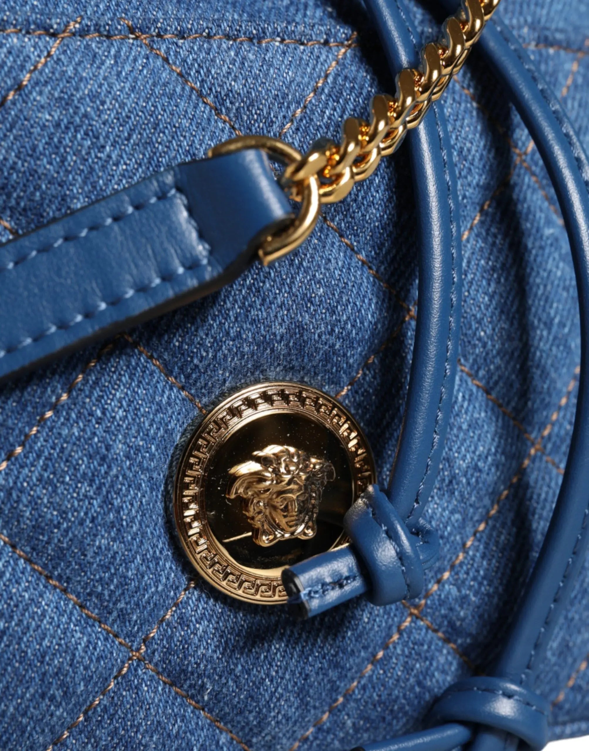 Sac à bandoulière Versace bleu Versace