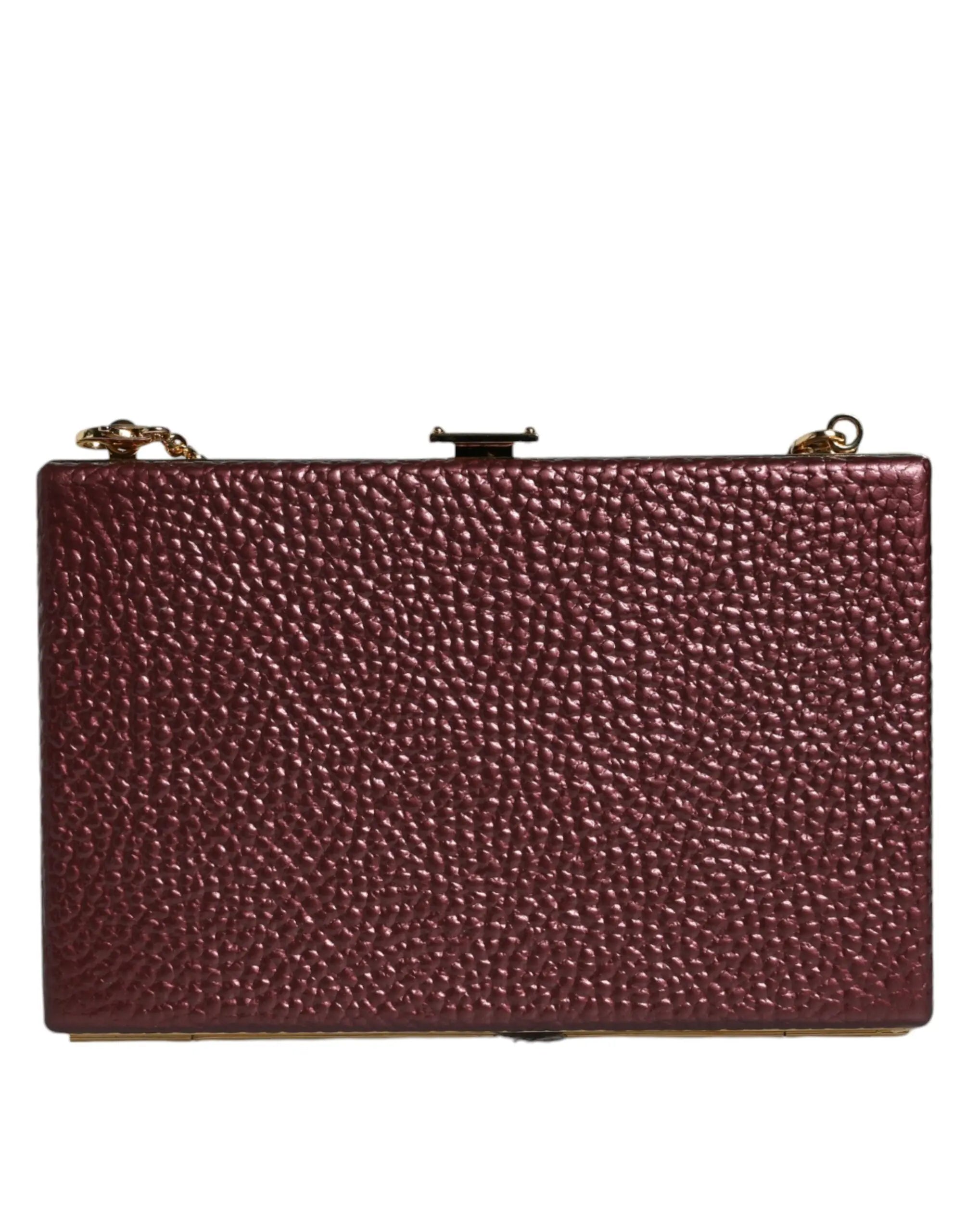 Clutch Dolce & Gabbana miniature maroon Dolce & Gabbana