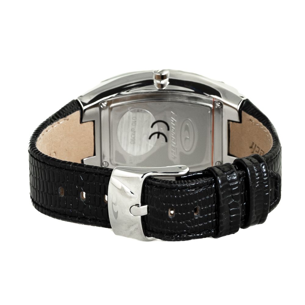 Montre Non spécifiée Black Leather noire
