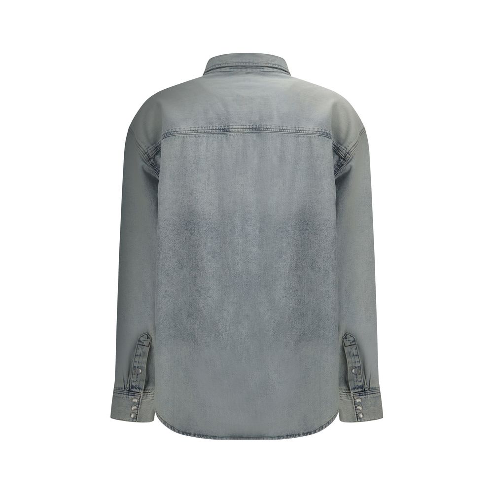 Chemise Re/Done en denim bleu