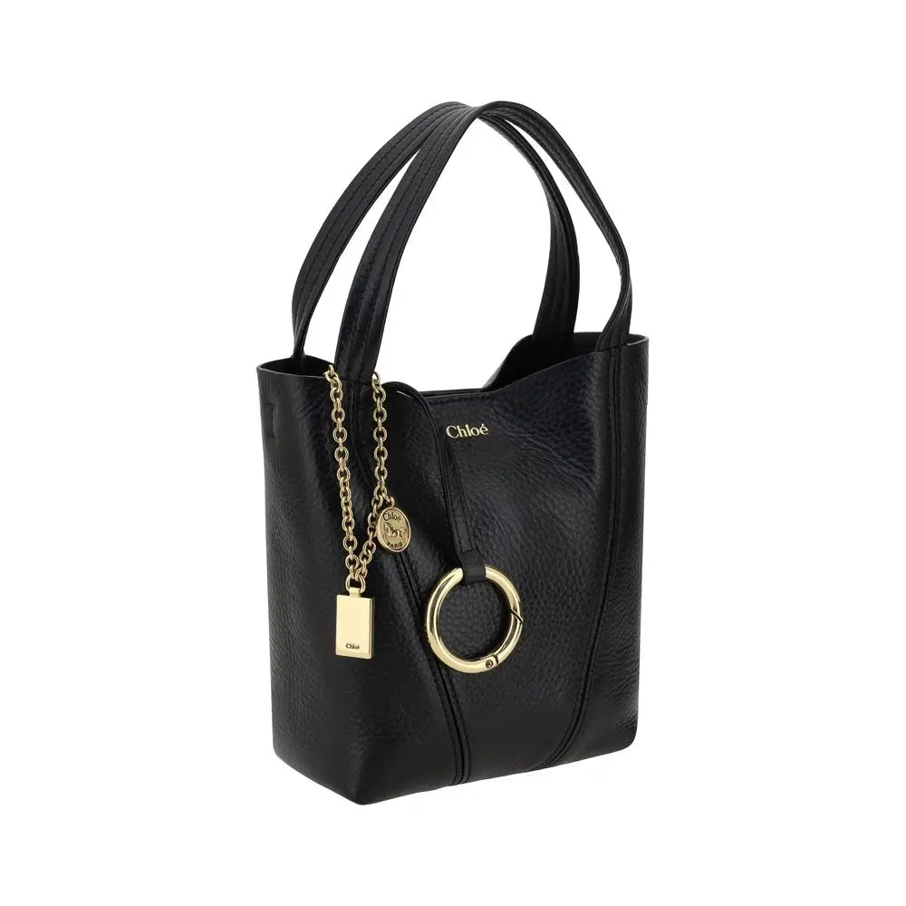 Sac à épaule Chloé Spin noir Chloé