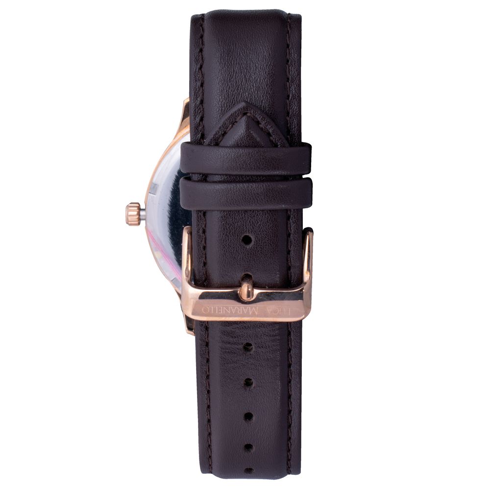 Montre Non spécifiée cuir Marron rose