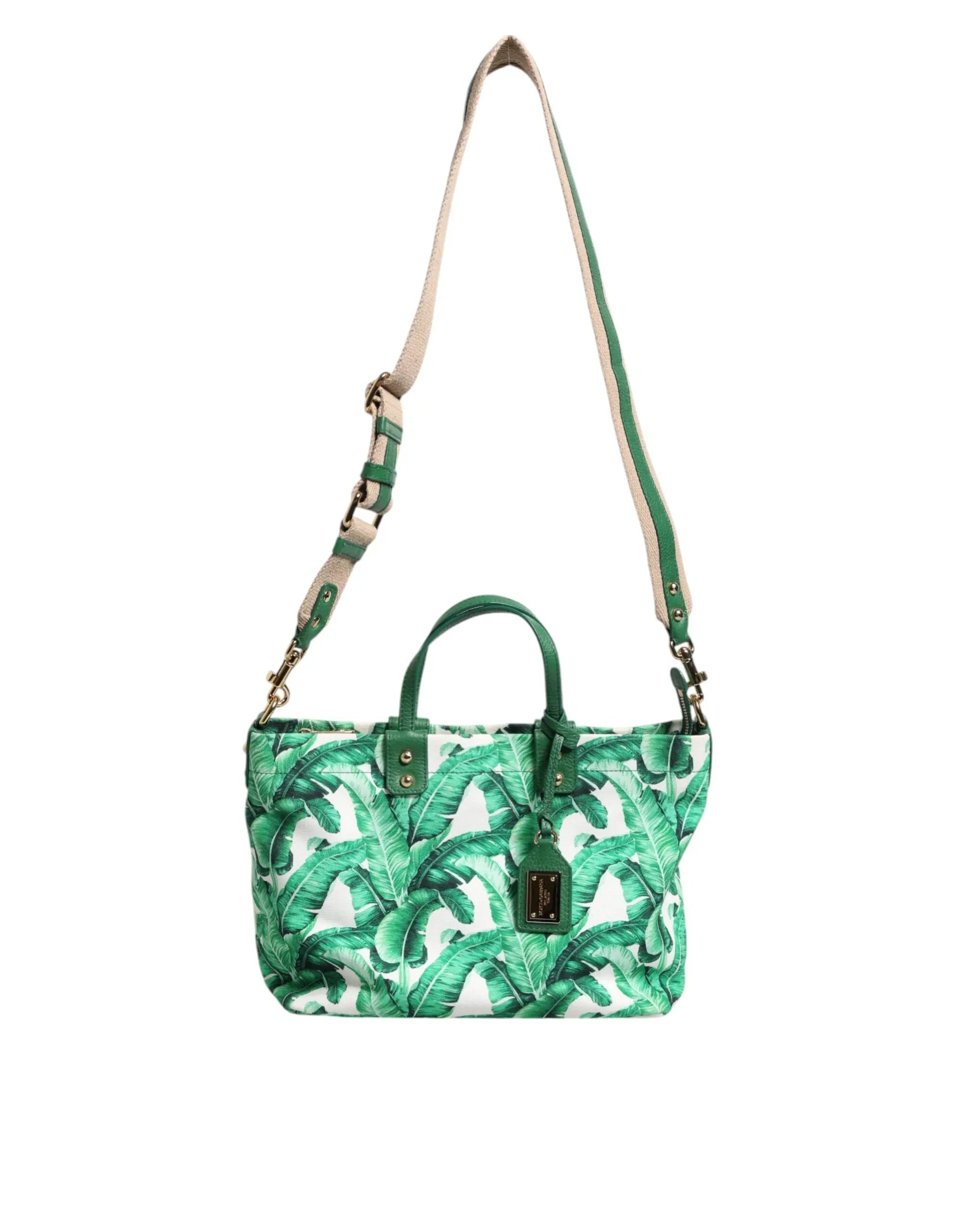 Sac cabas Dolce & Gabbana Botanical Garden vert Dolce & Gabbana