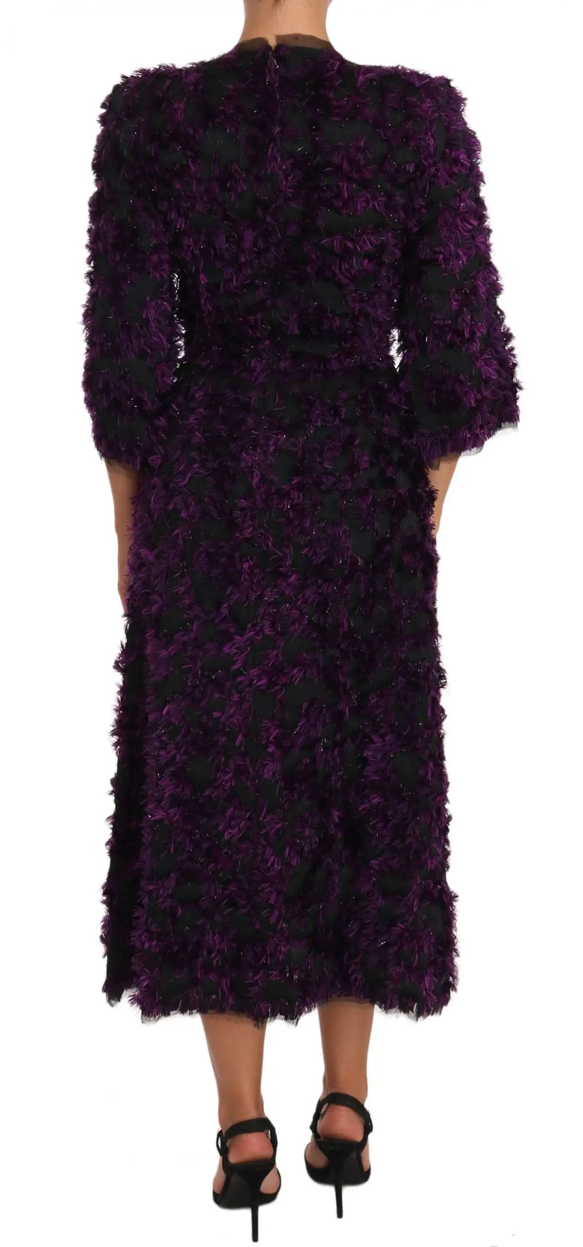 Robe Dolce & Gabbana mi-longue violette Dolce & Gabbana