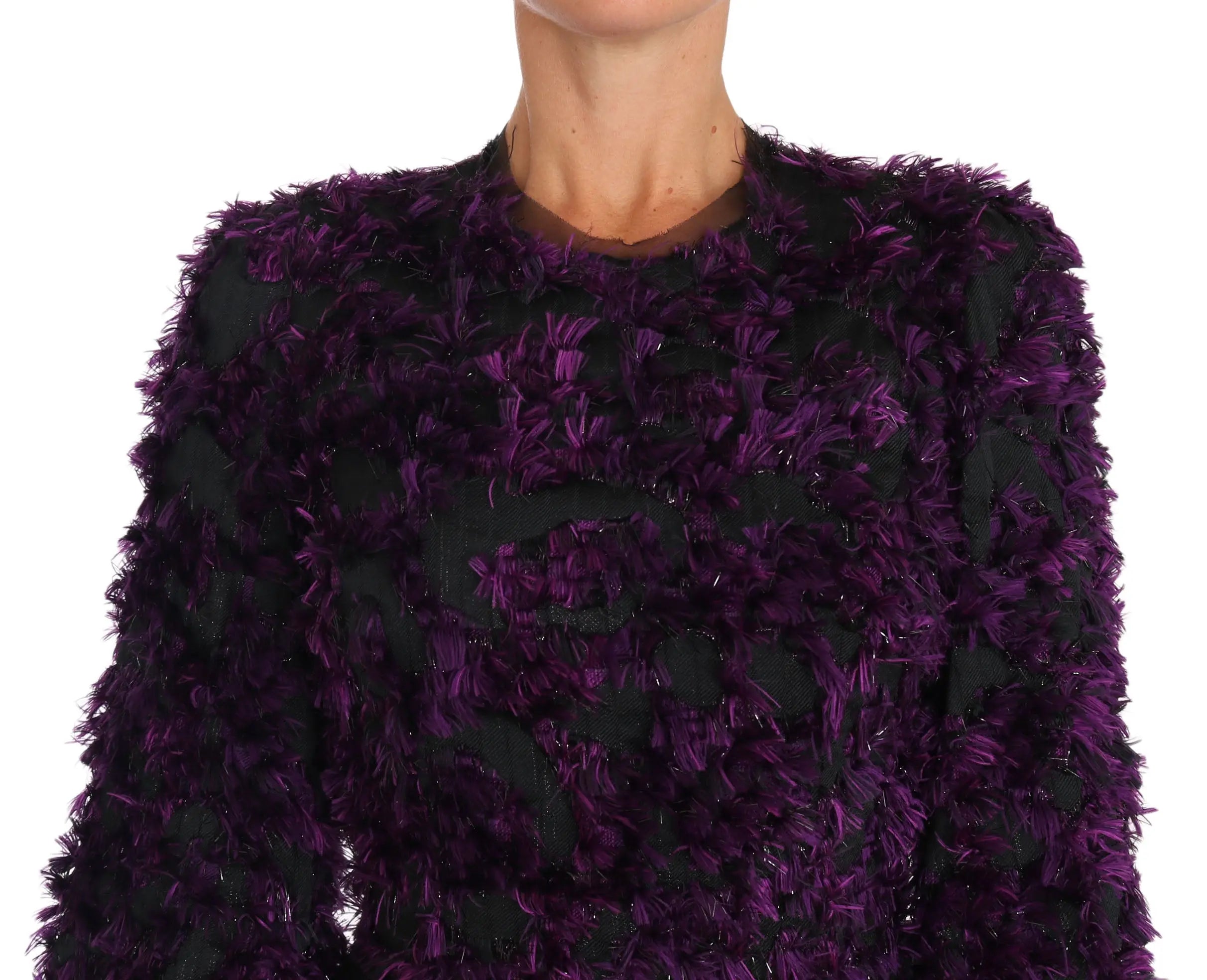 Robe Dolce & Gabbana mi-longue violette Dolce & Gabbana