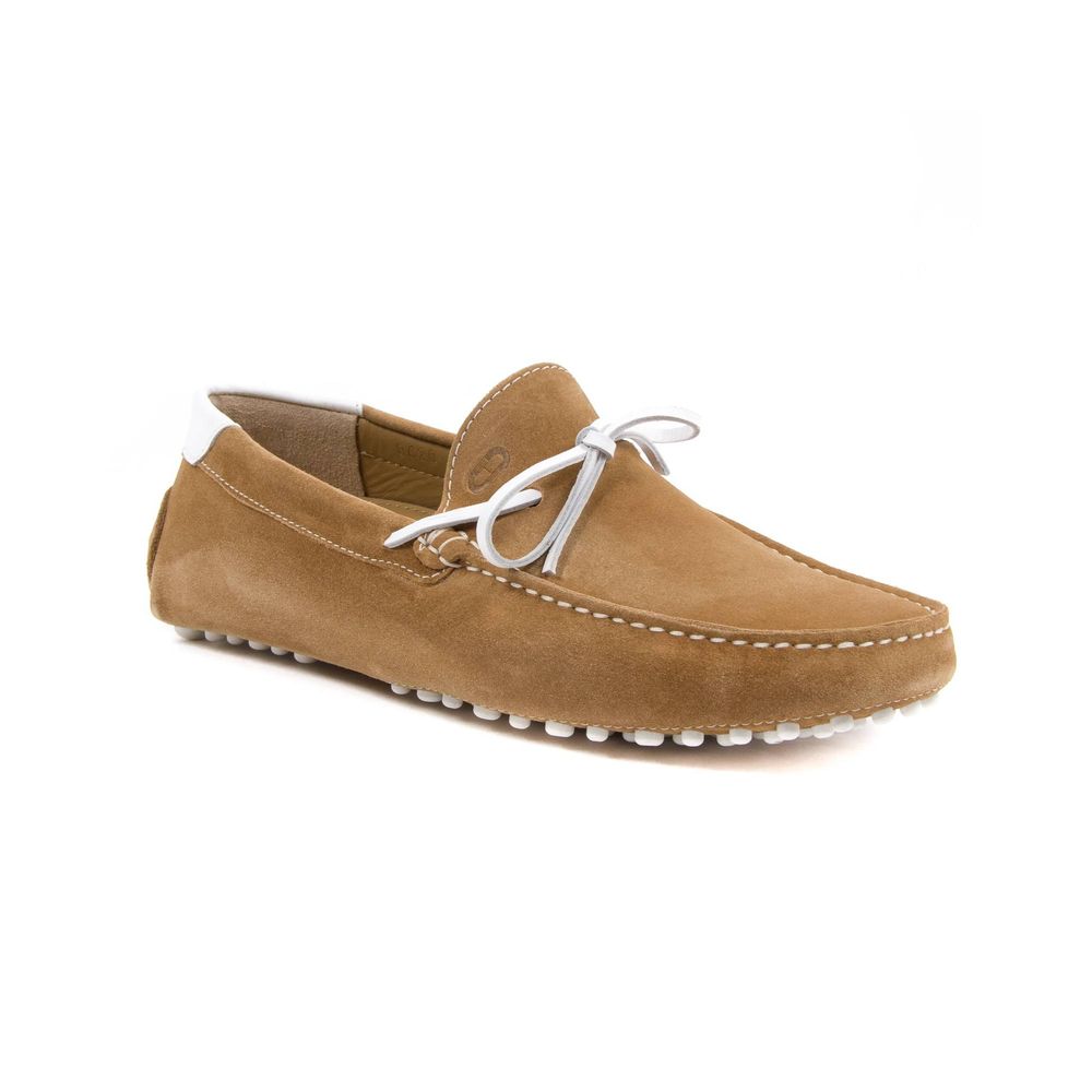 Bottines Beige Casual en cuir