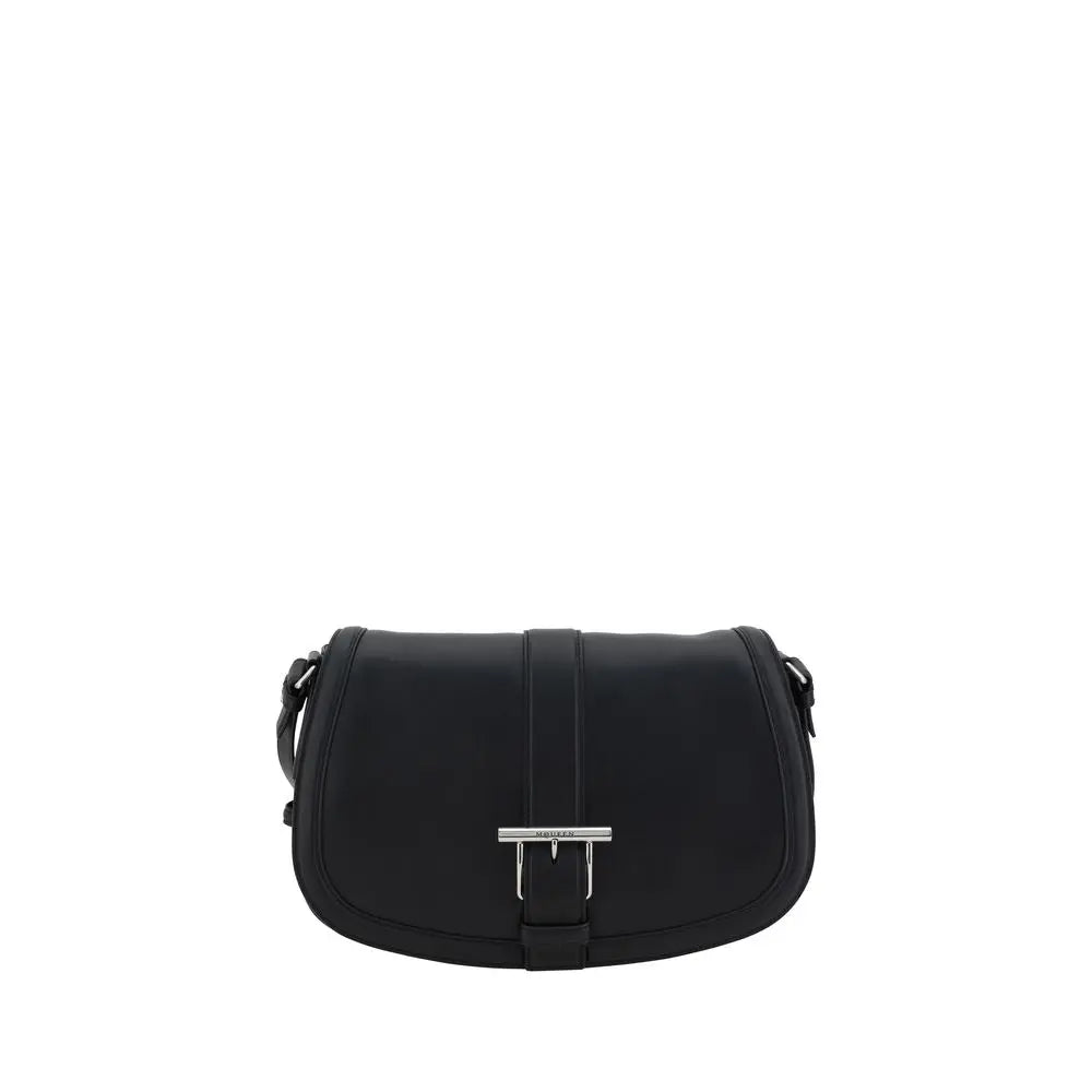 Sac cartable Alexander McQueen T-Bar noir Alexander McQueen