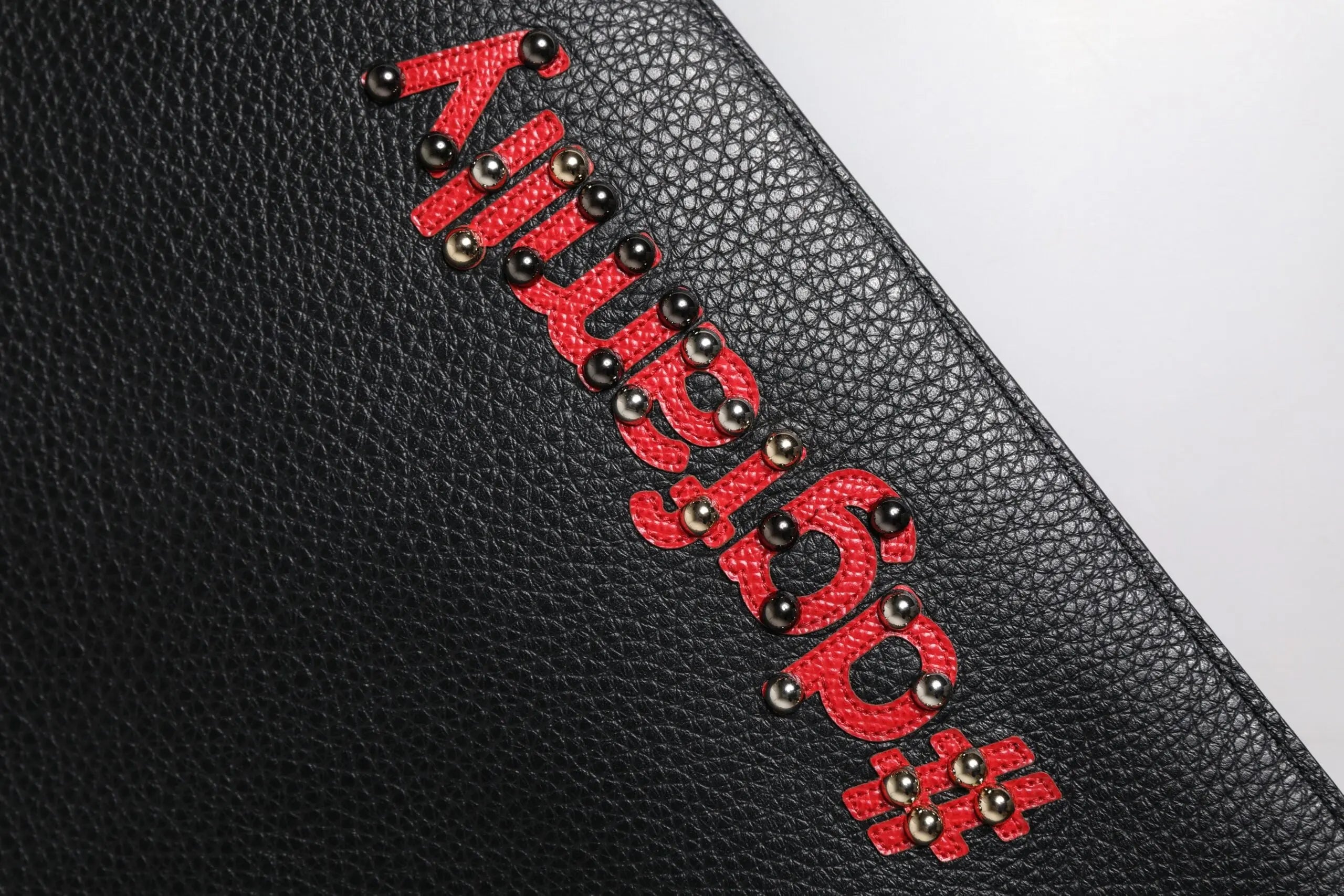 Clutch DOLCE & GABBANA #DGFamily noire Dolce & Gabbana