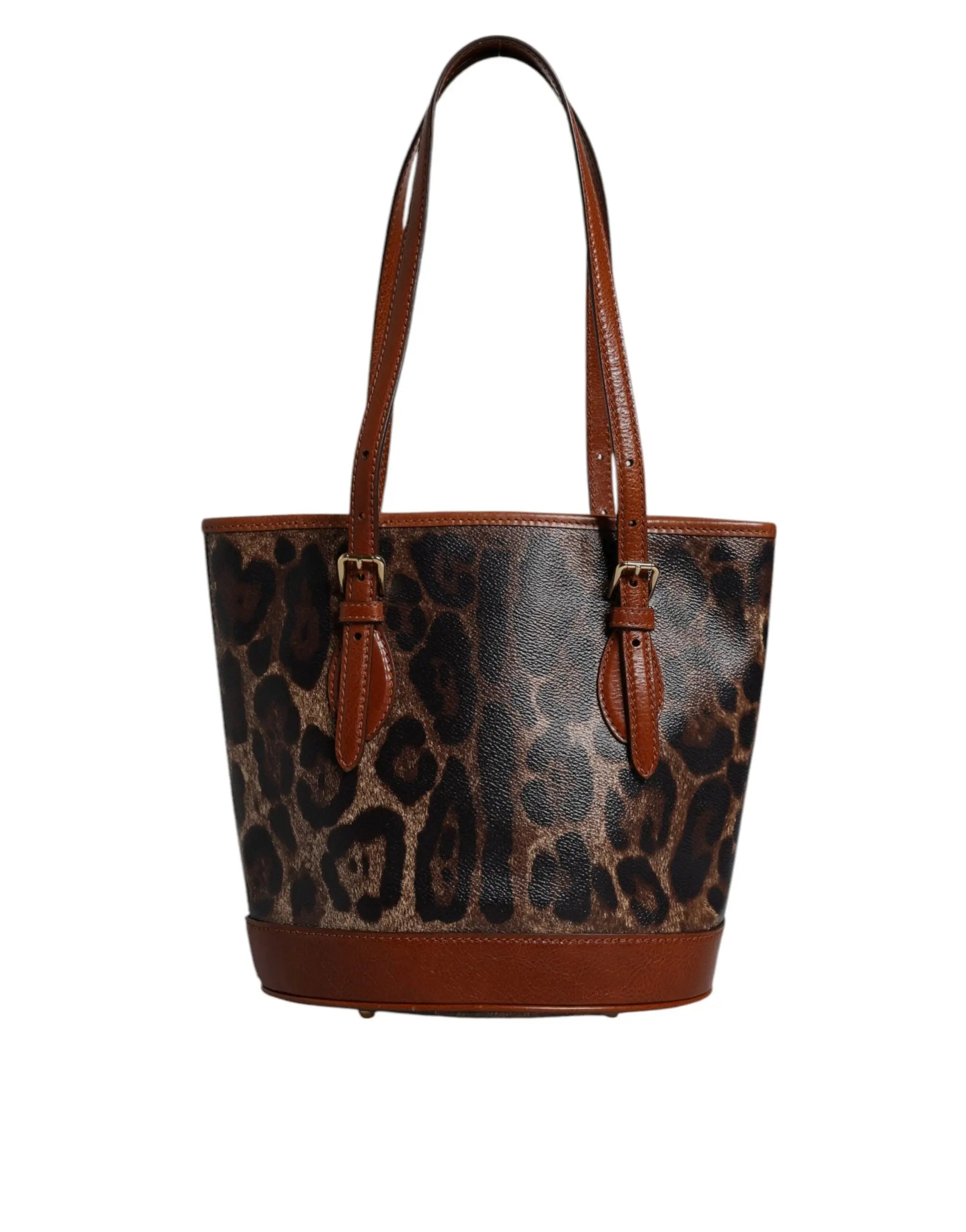 Tote bag Dolce & Gabbana léopard marron Dolce & Gabbana