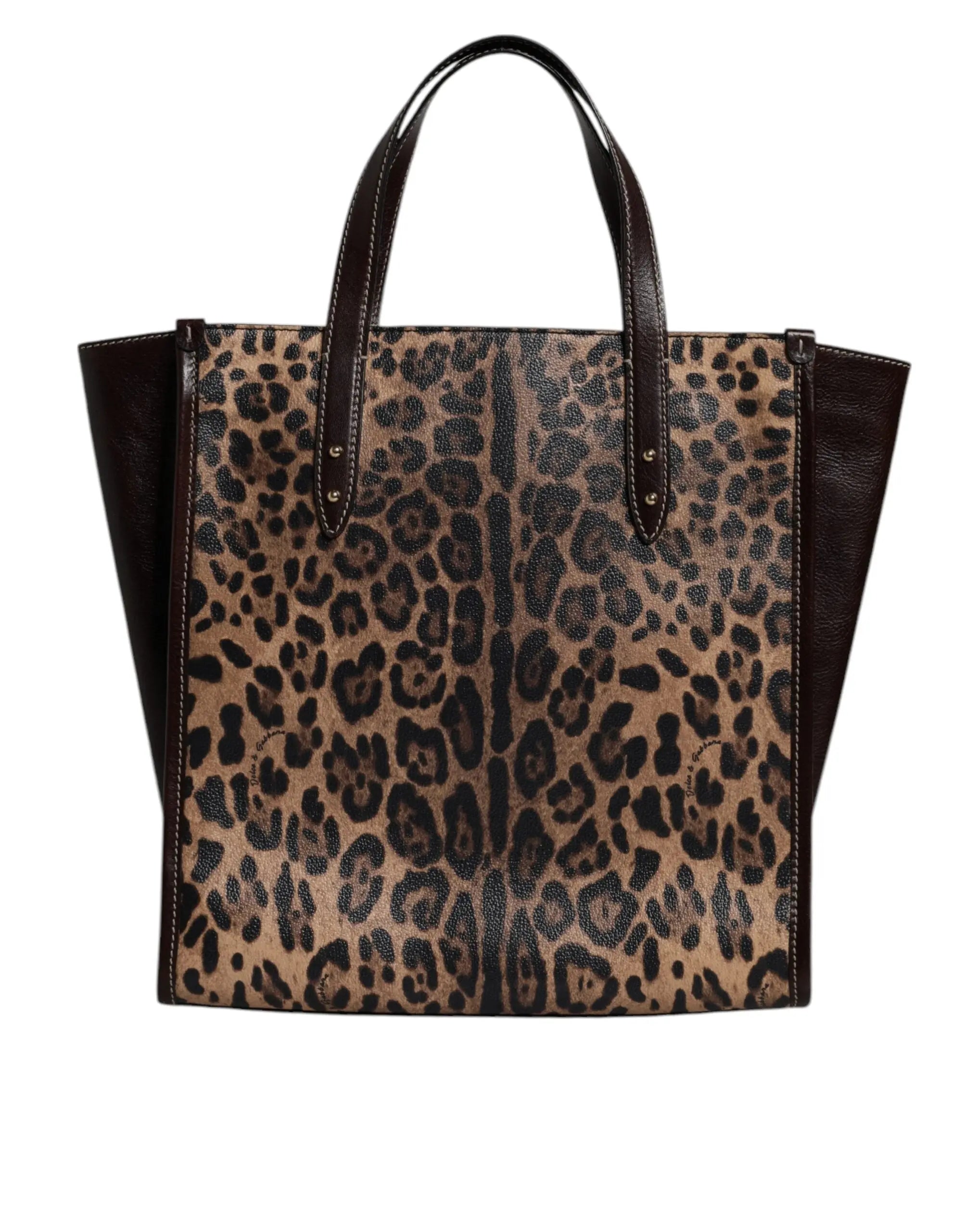 Sac à main Dolce & Gabbana léopard marron Dolce & Gabbana