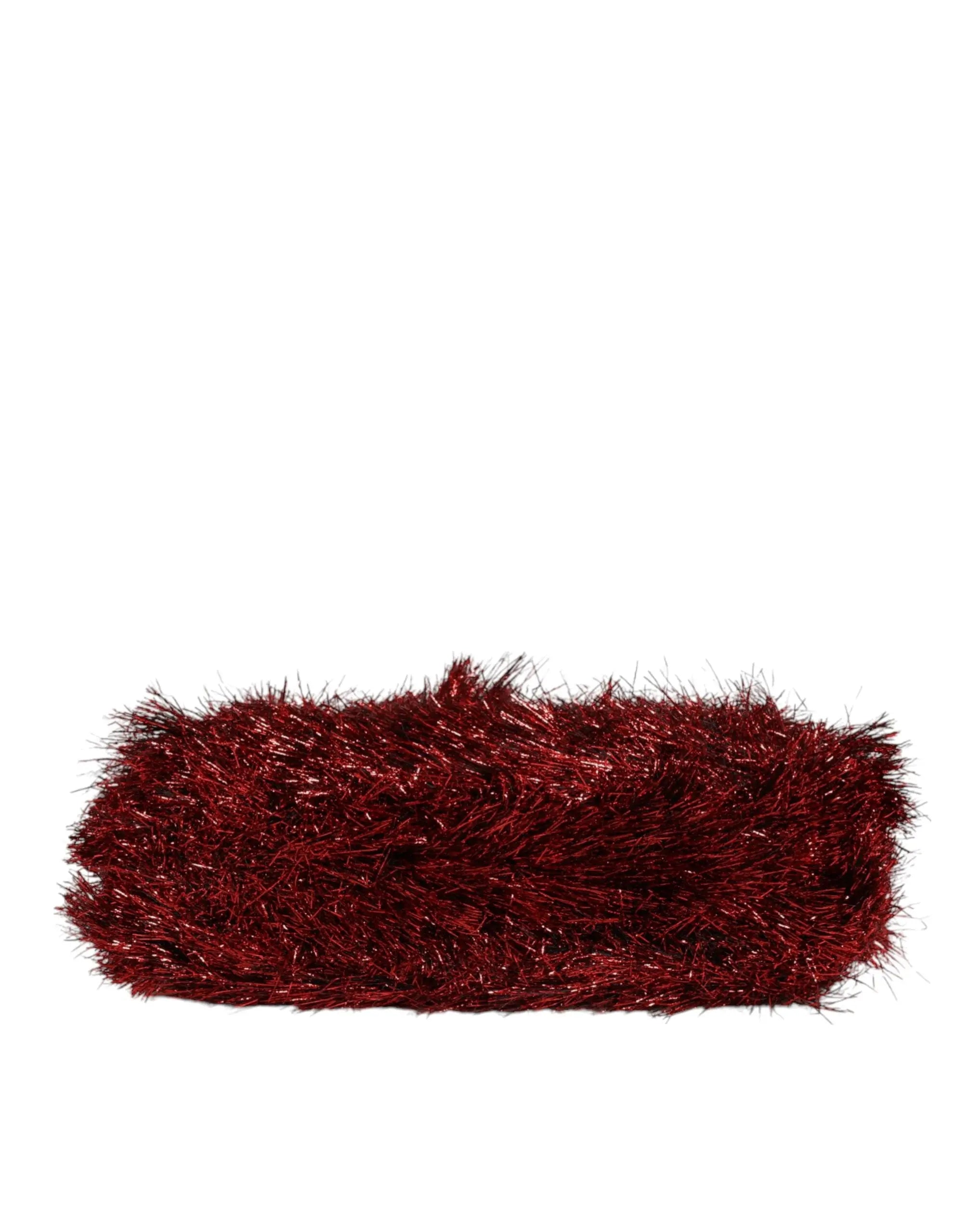 Sac à main Dolce & Gabbana Vanda rouge or Dolce & Gabbana