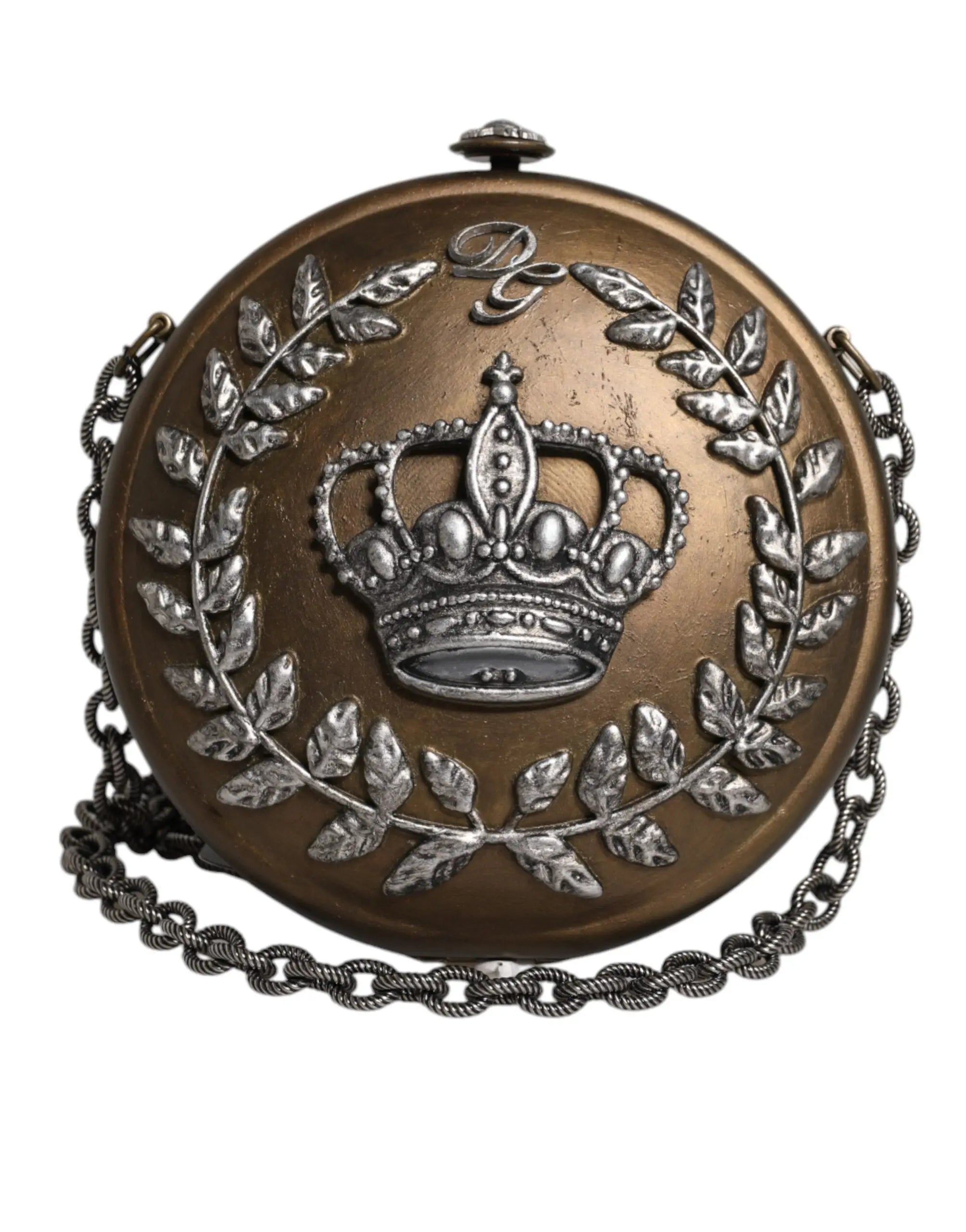 Sac Dolce & Gabbana DG Crown doré Dolce & Gabbana