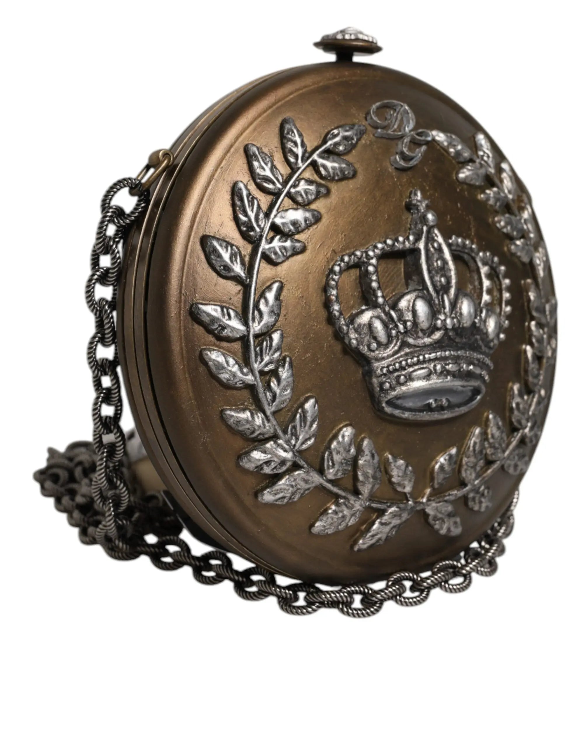 Sac Dolce & Gabbana DG Crown doré Dolce & Gabbana