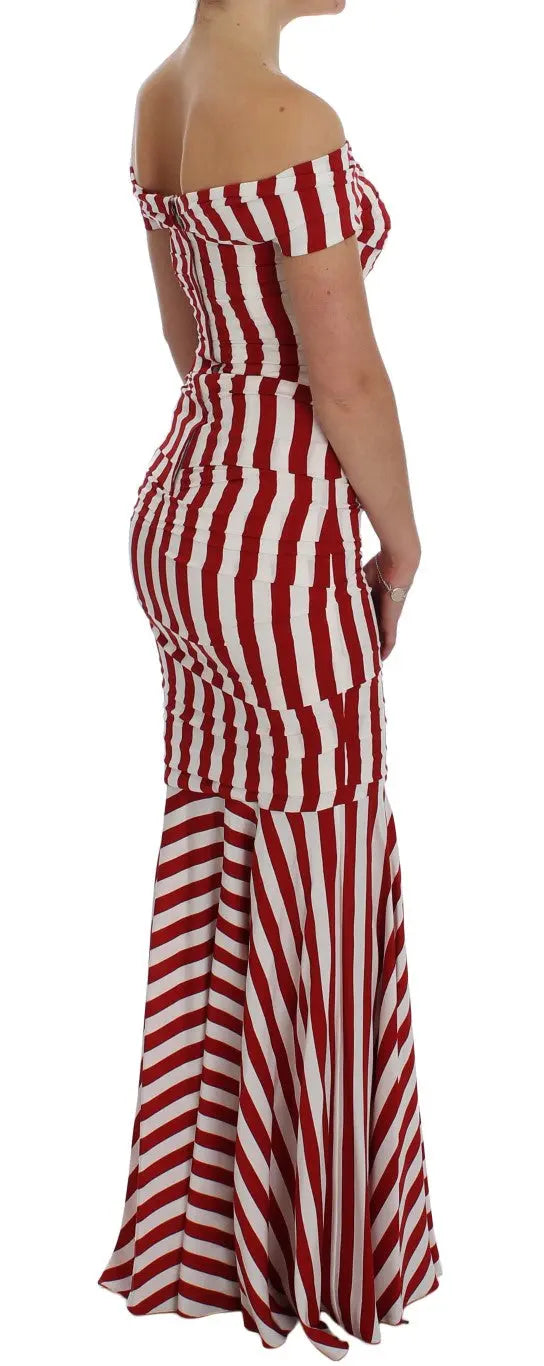 Robe Dolce & Gabbana Bodycon rouge et blanche Dolce & Gabbana