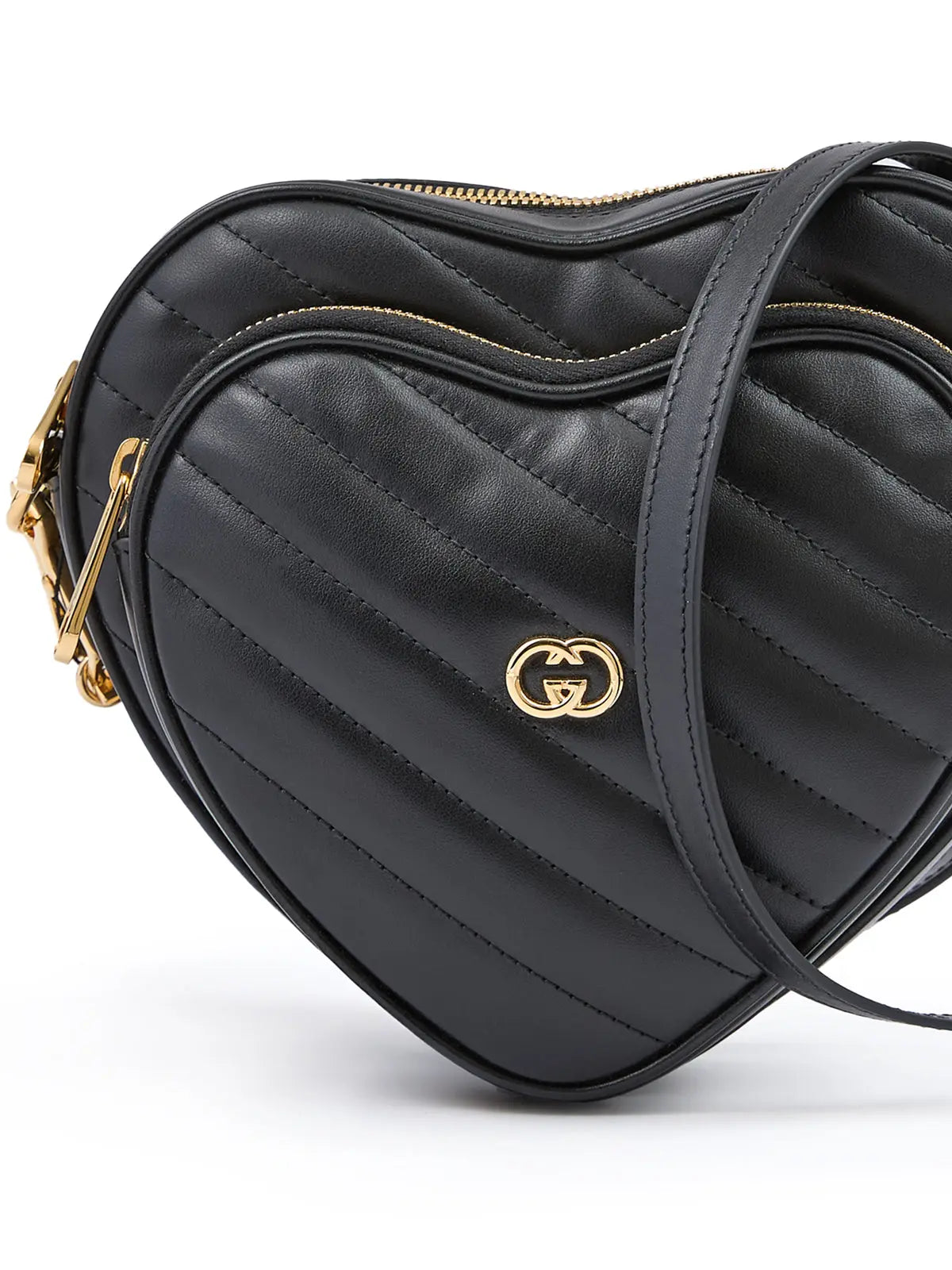 Sac crossbody Gucci Mini Heart noir Gucci