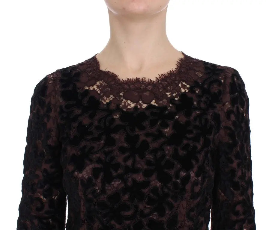 Robe Dolce & Gabbana Bodycon violette Dolce & Gabbana