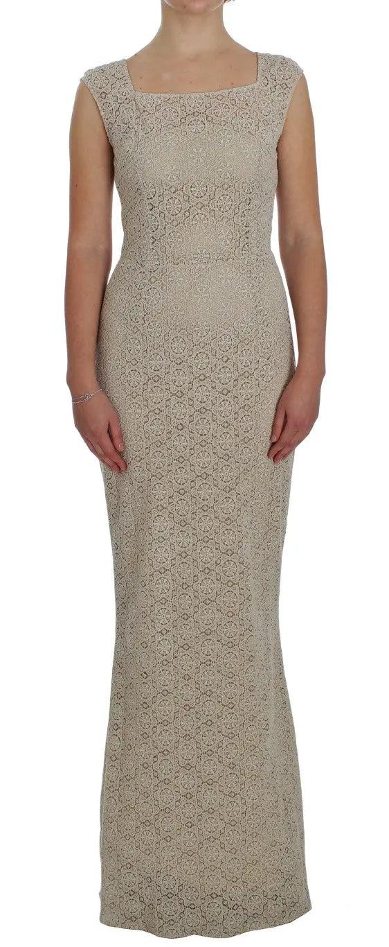 Robe Dolce & Gabbana Ricamo beige Dolce & Gabbana